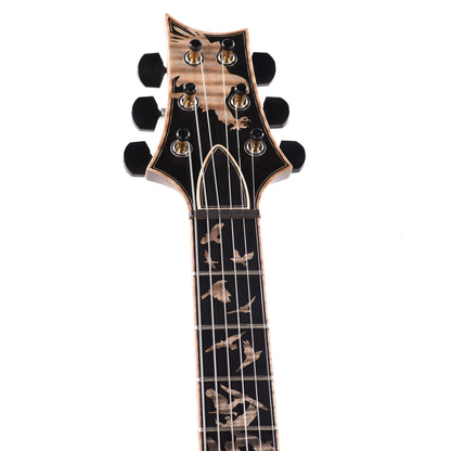 PRS Private Stock #11756 Custom 24 Stoptail Maple Burl/African Mahogany Frost Bite Glow w/Stained Curly Maple Neck & Reverse Birds of a Feather Inlay Electric Guitars / Solid Body