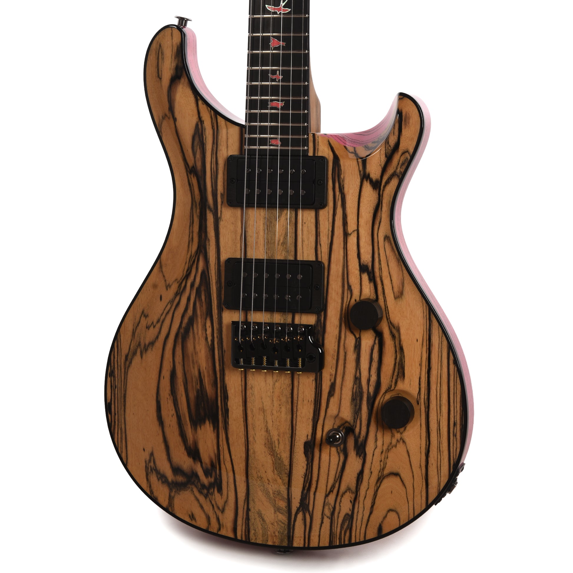 PRS Private Stock #11758 Custom 24 Pale Moon Ebony/Swamp Ash Natural w/Pale Moon Ebony Neck & Ebony Binding Electric Guitars / Solid Body