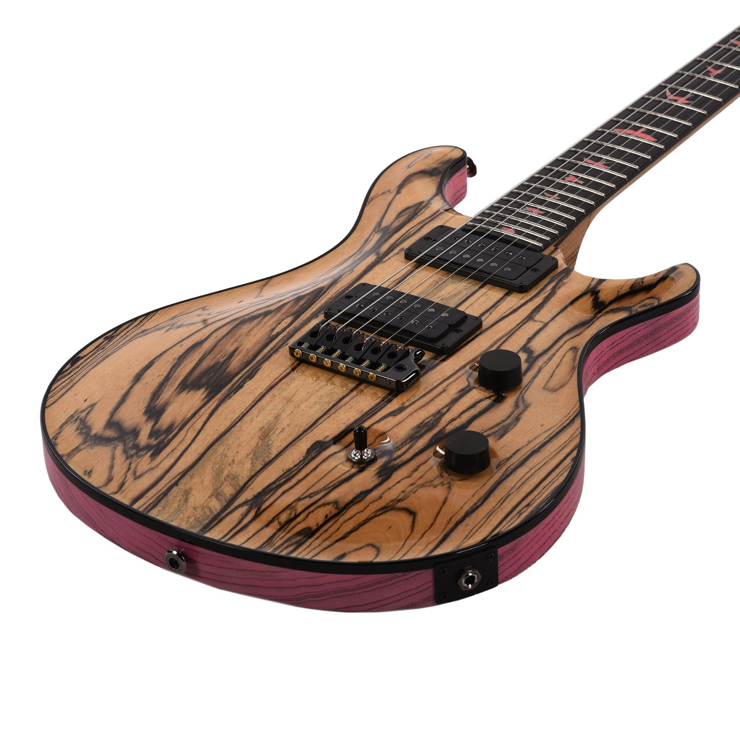 PRS Private Stock #11758 Custom 24 Pale Moon Ebony/Swamp Ash Natural w/Pale Moon Ebony Neck & Ebony Binding Electric Guitars / Solid Body