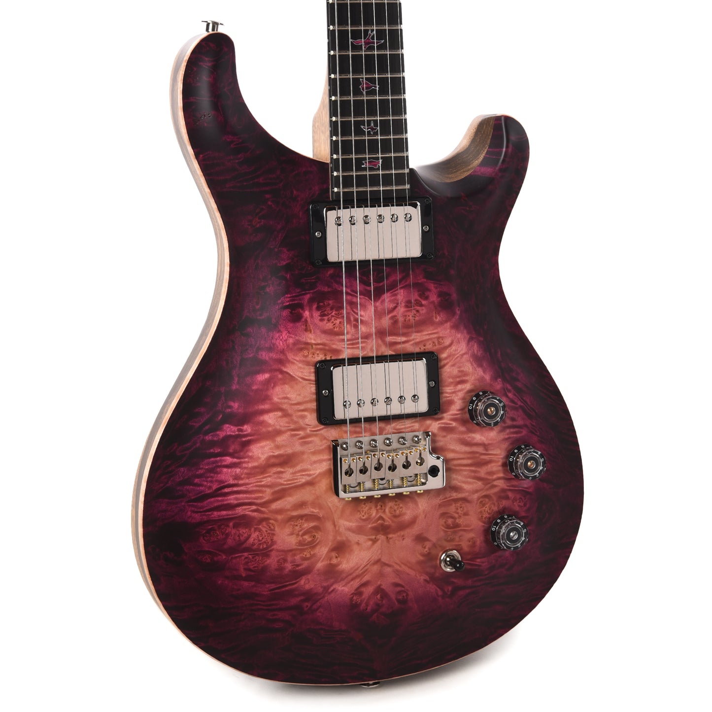 PRS Private Stock #11759 DGT Maple Burl/Black Limba Orchid Glow w/Black Limba Neck & Matching Orchid Glow Inlays Electric Guitars / Solid Body