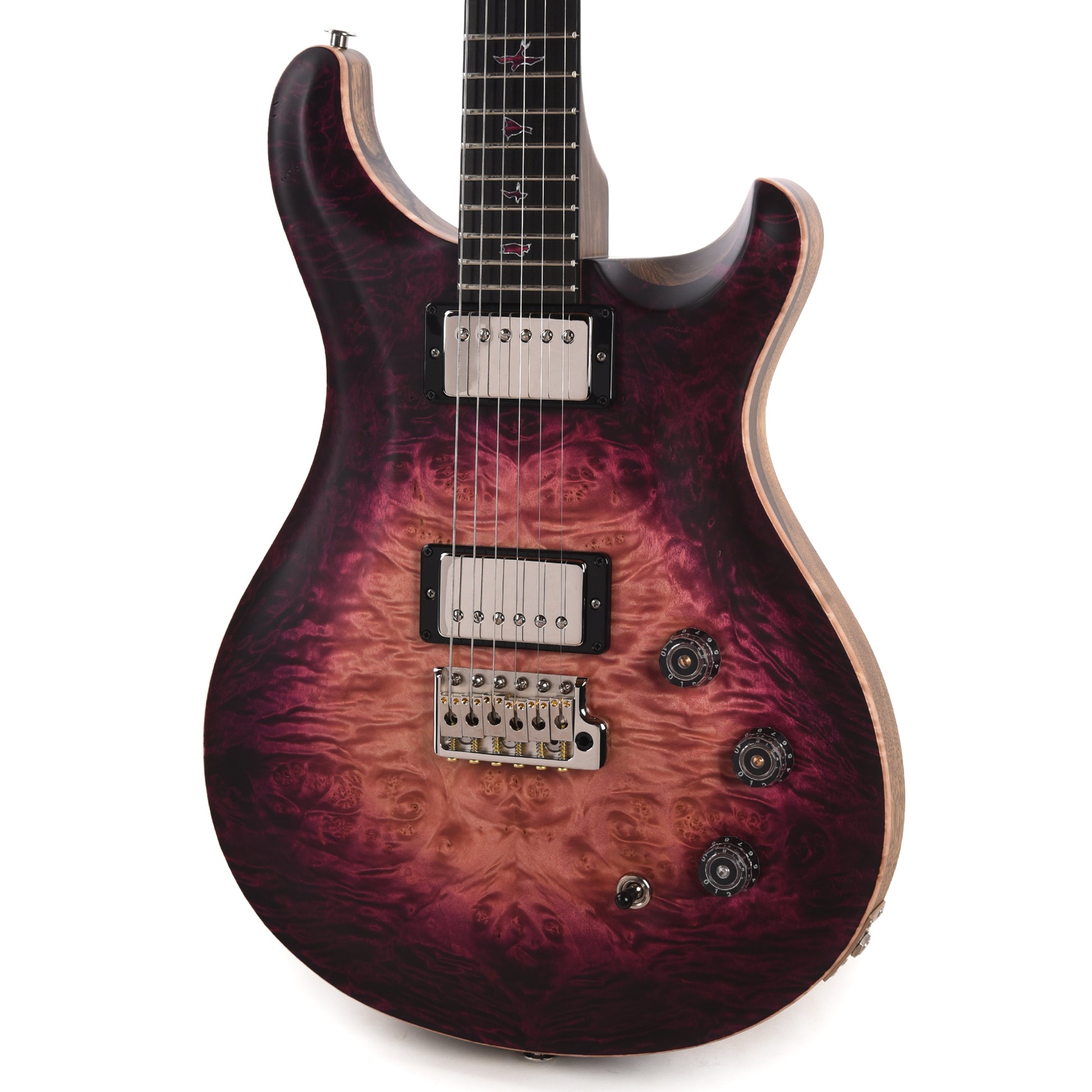 PRS Private Stock #11759 DGT Maple Burl/Black Limba Orchid Glow w/Black Limba Neck & Matching Orchid Glow Inlays Electric Guitars / Solid Body