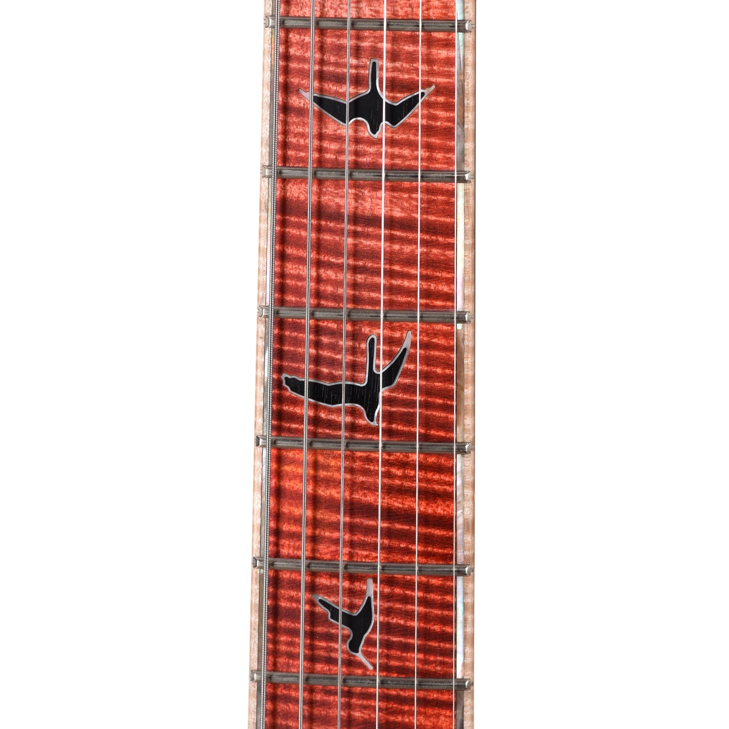 PRS Private Stock #11760 Custom 24 Spalted Maple/Black Limba Fire Red Fade w/Stained Curly Maple Fingerboard Electric Guitars / Solid Body