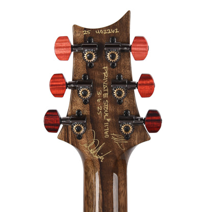 PRS Private Stock #11760 Custom 24 Spalted Maple/Black Limba Fire Red Fade w/Stained Curly Maple Fingerboard Electric Guitars / Solid Body