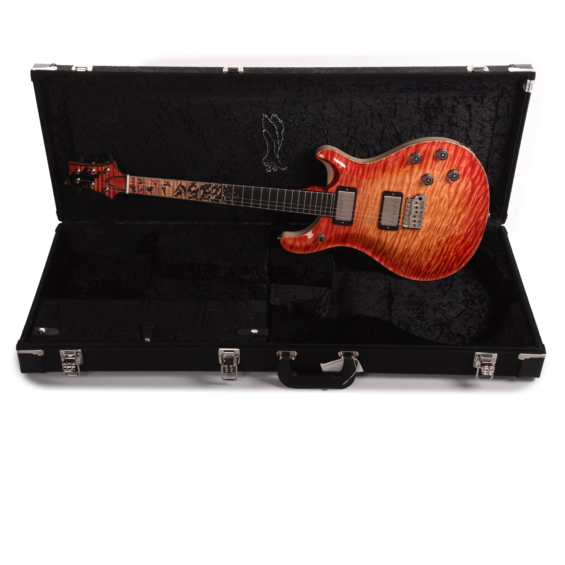 PRS Private Stock #11761 McCarty 594 Tremolo One-Piece Quilted Maple/Swamp Ash Blood Orange Glow w/Stained Neck/Fingerboard & Birds of a Feather Inlay Electric Guitars / Solid Body