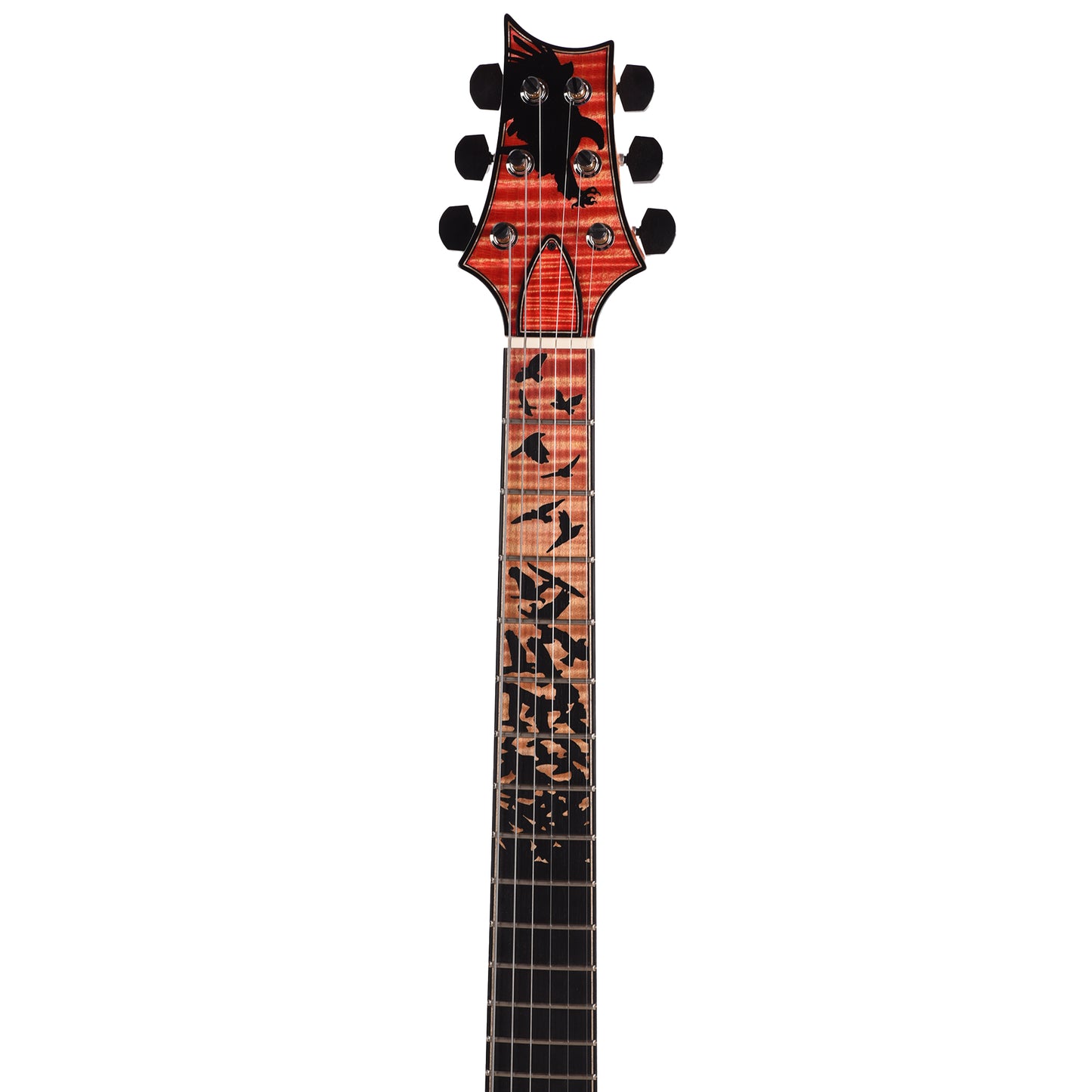 PRS Private Stock #11761 McCarty 594 Tremolo One-Piece Quilted Maple/Swamp Ash Blood Orange Glow w/Stained Neck/Fingerboard & Birds of a Feather Inlay Electric Guitars / Solid Body