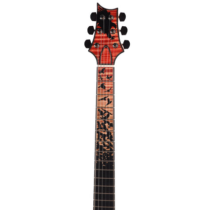 PRS Private Stock #11761 McCarty 594 Tremolo One-Piece Quilted Maple/Swamp Ash Blood Orange Glow w/Stained Neck/Fingerboard & Birds of a Feather Inlay Electric Guitars / Solid Body