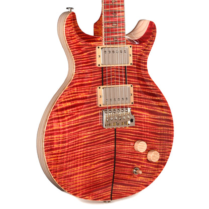 PRS Private Stock #11763 Santana Curly Maple/Swamp Ash Raspberry Lemon w/Stained Curly Maple Neck & Fingerboard Electric Guitars / Solid Body