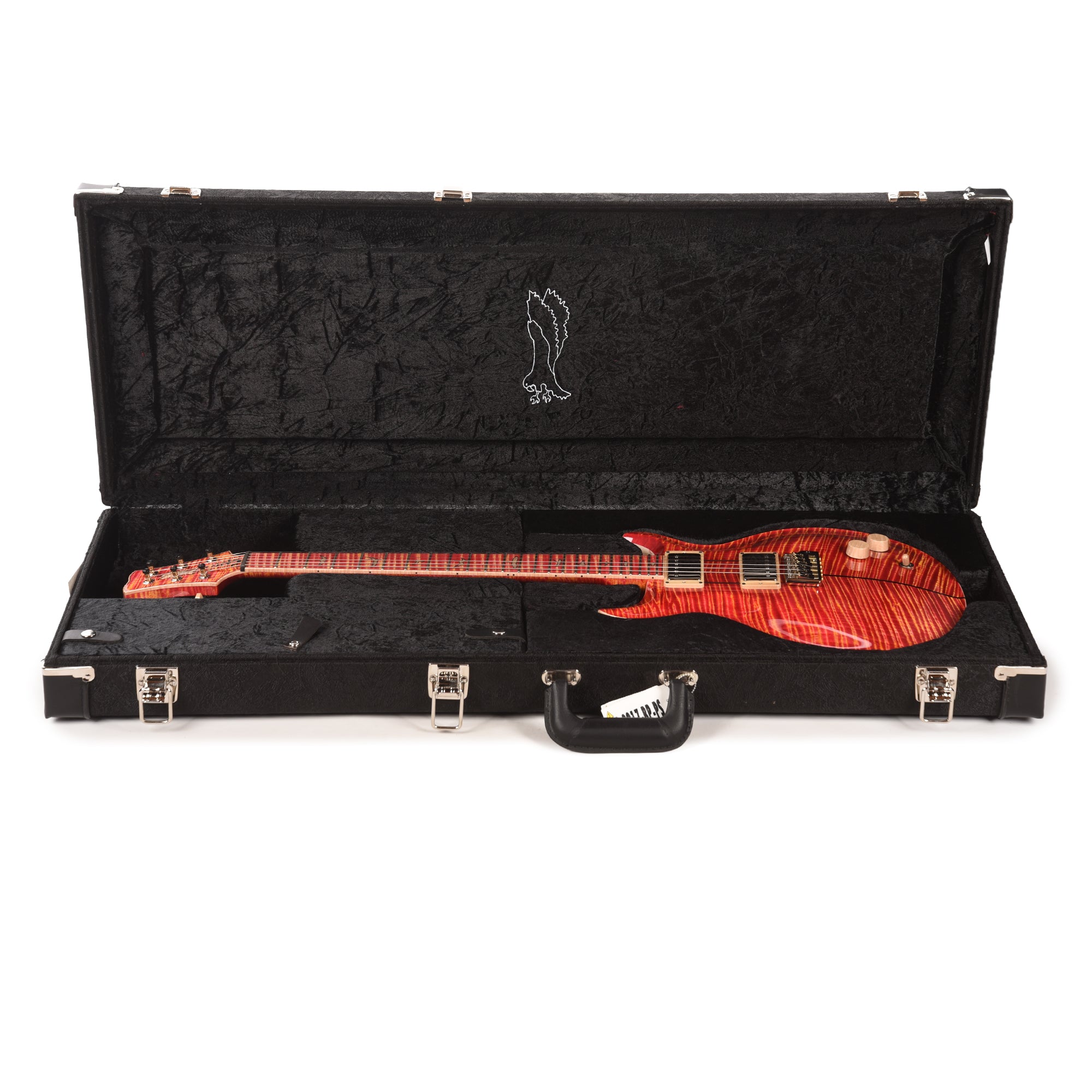 PRS Private Stock #11763 Santana Curly Maple/Swamp Ash Raspberry Lemon w/Stained Curly Maple Neck & Fingerboard Electric Guitars / Solid Body