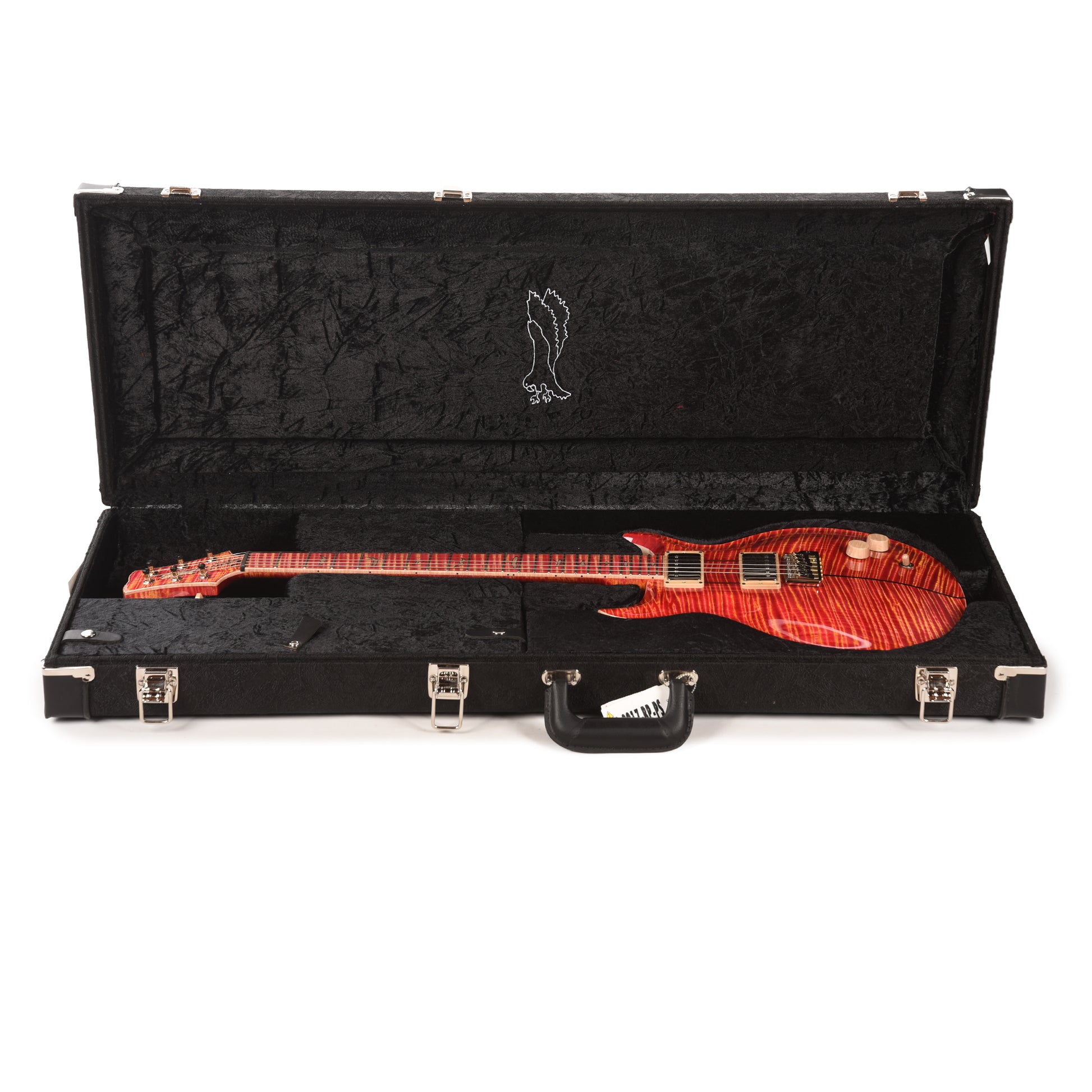 PRS Private Stock #11763 Santana Curly Maple/Swamp Ash Raspberry Lemon w/Stained Curly Maple Neck & Fingerboard Electric Guitars / Solid Body