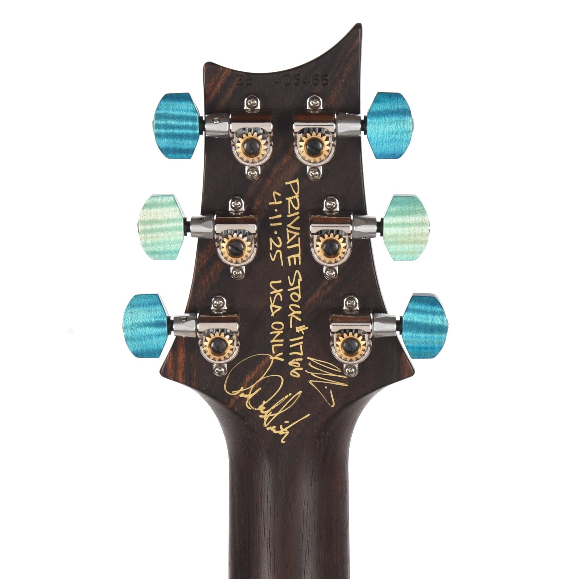 PRS Private Stock #11766 Paul's Guitar Curly Maple/Figured South American Mahogany Turquoise Glow w/Brazilian Rosewood Neck & Semi-Hollow Body/No F-Hole Electric Guitars / Solid Body
