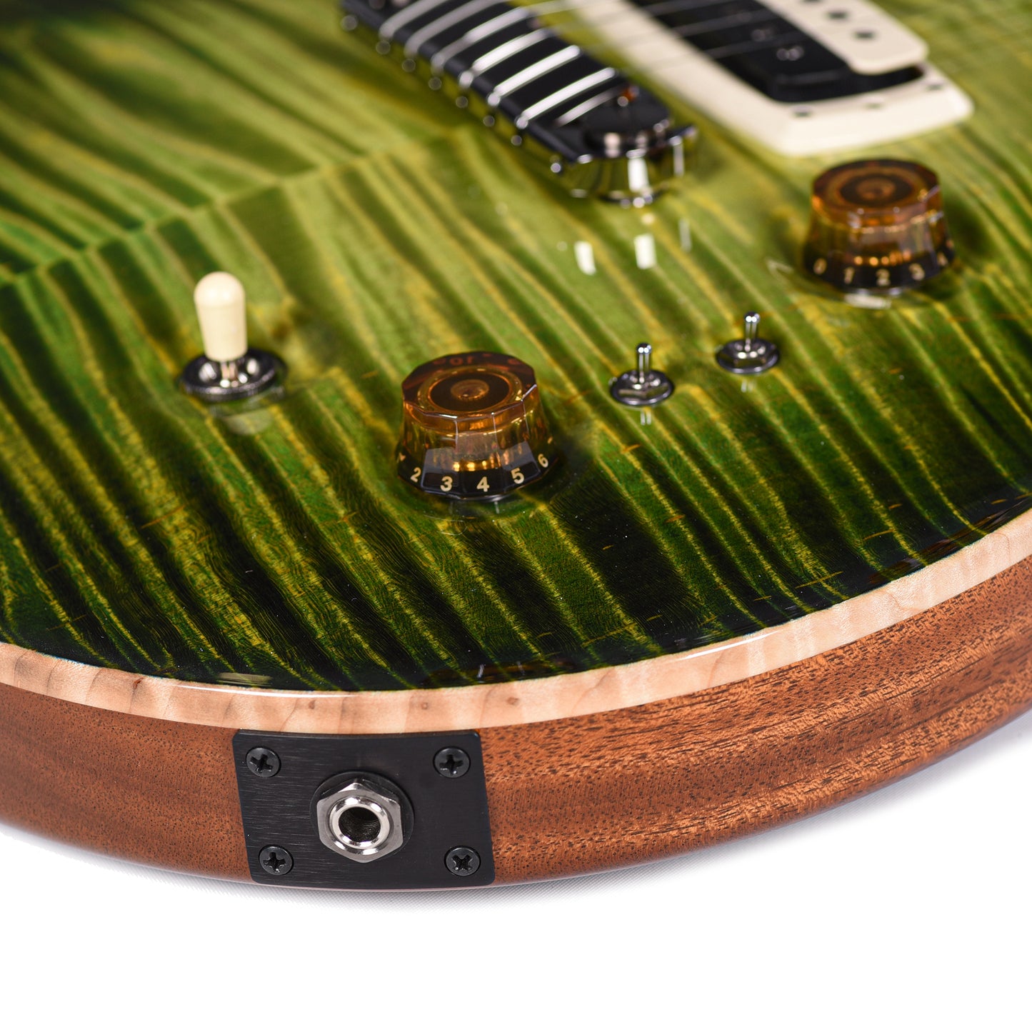 PRS Private Stock #11767 Paul's Guitar Curly Maple/African Mahogany Rainforest Glow w/Stained Neck/Fingerboard & Birds of a Feather Inlay Electric Guitars / Solid Body