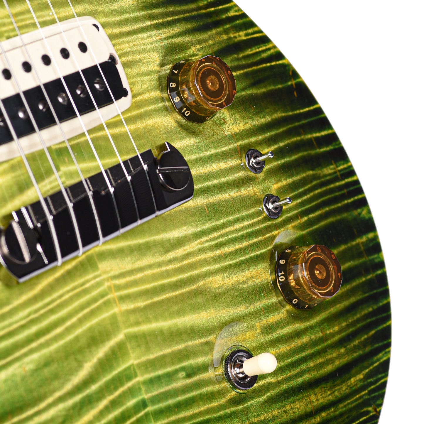 PRS Private Stock #11767 Paul's Guitar Curly Maple/African Mahogany Rainforest Glow w/Stained Neck/Fingerboard & Birds of a Feather Inlay Electric Guitars / Solid Body