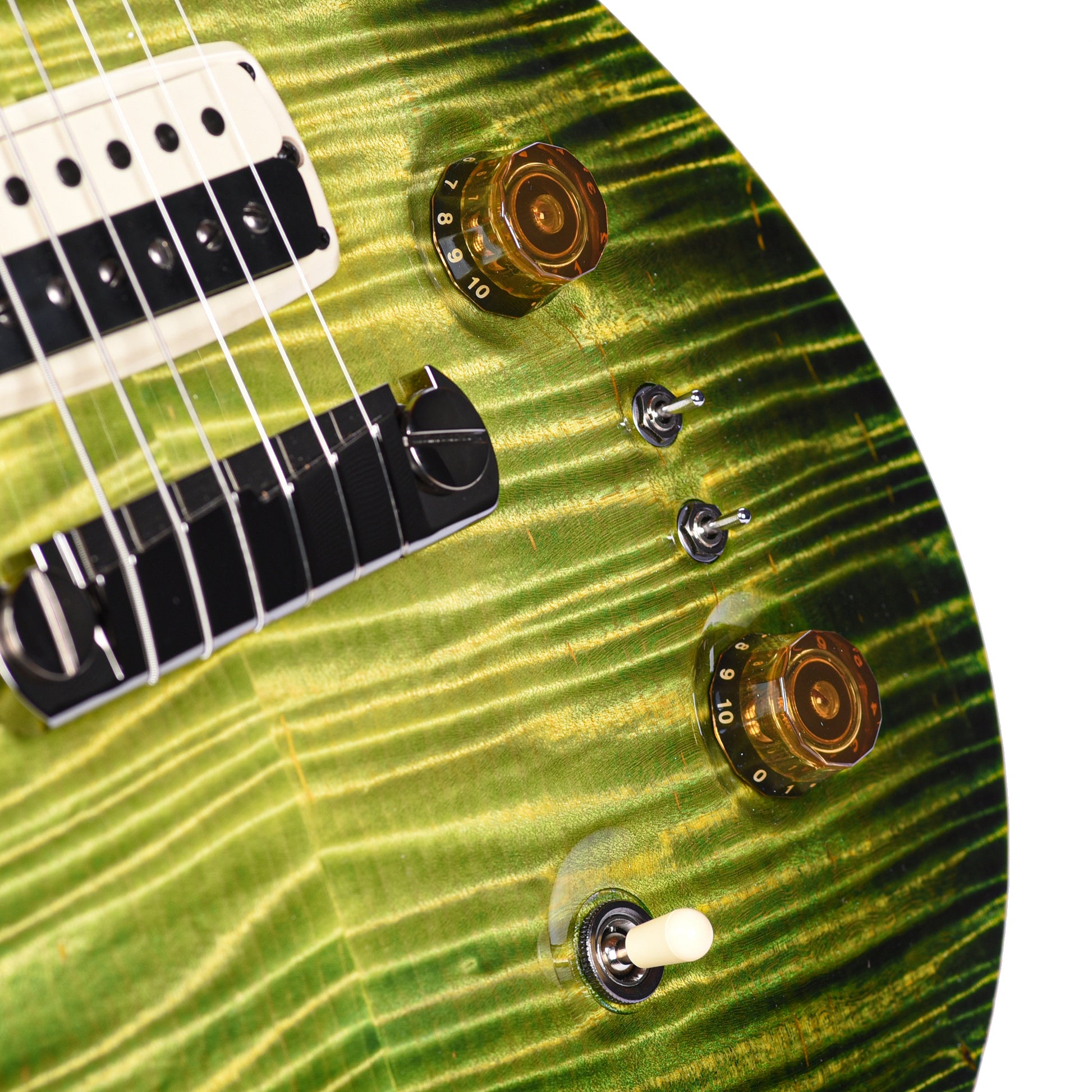 PRS Private Stock #11767 Paul's Guitar Curly Maple/African Mahogany Rainforest Glow w/Stained Neck/Fingerboard & Birds of a Feather Inlay Electric Guitars / Solid Body
