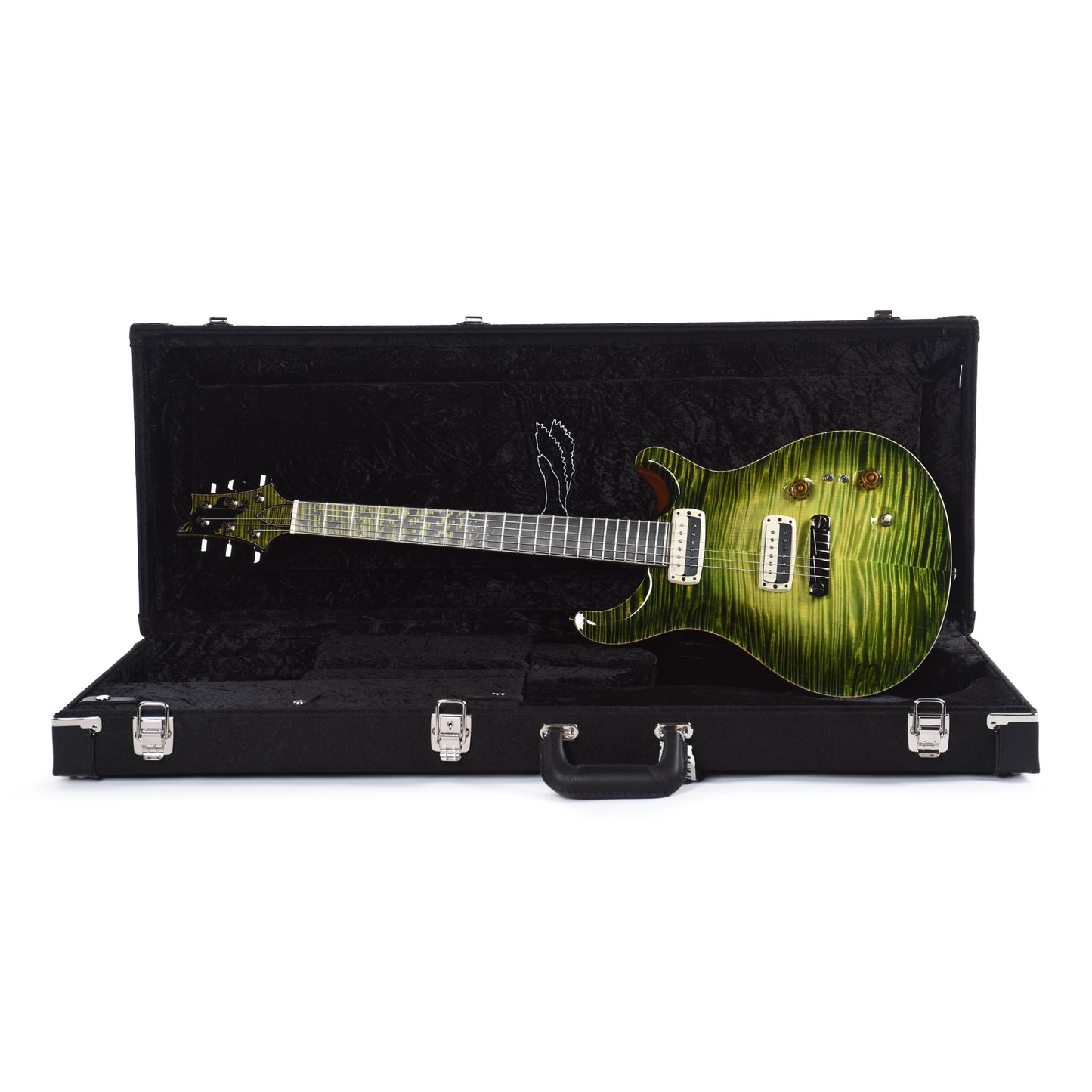 PRS Private Stock #11767 Paul's Guitar Curly Maple/African Mahogany Rainforest Glow w/Stained Neck/Fingerboard & Birds of a Feather Inlay Electric Guitars / Solid Body
