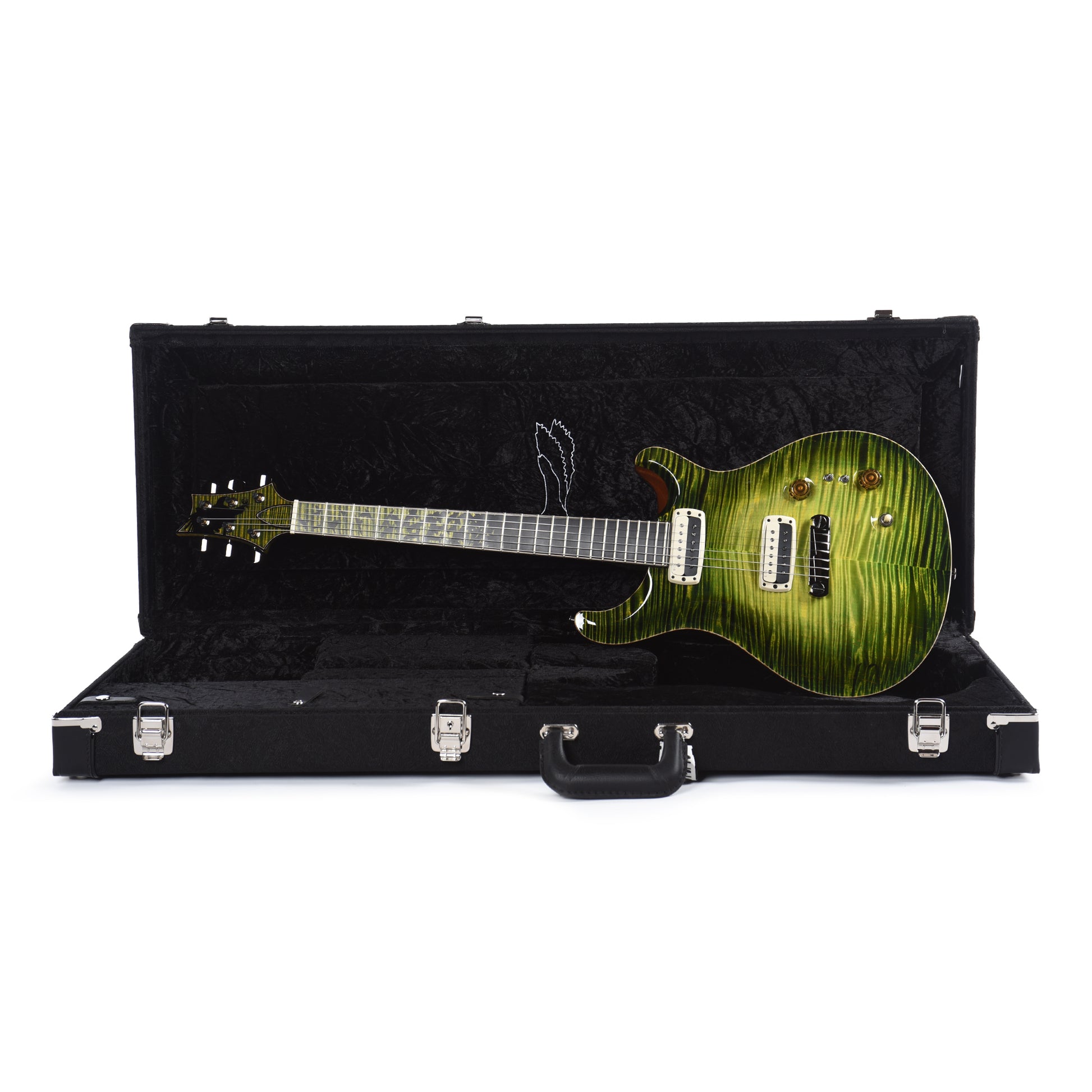 PRS Private Stock #11767 Paul's Guitar Curly Maple/African Mahogany Rainforest Glow w/Stained Neck/Fingerboard & Birds of a Feather Inlay Electric Guitars / Solid Body