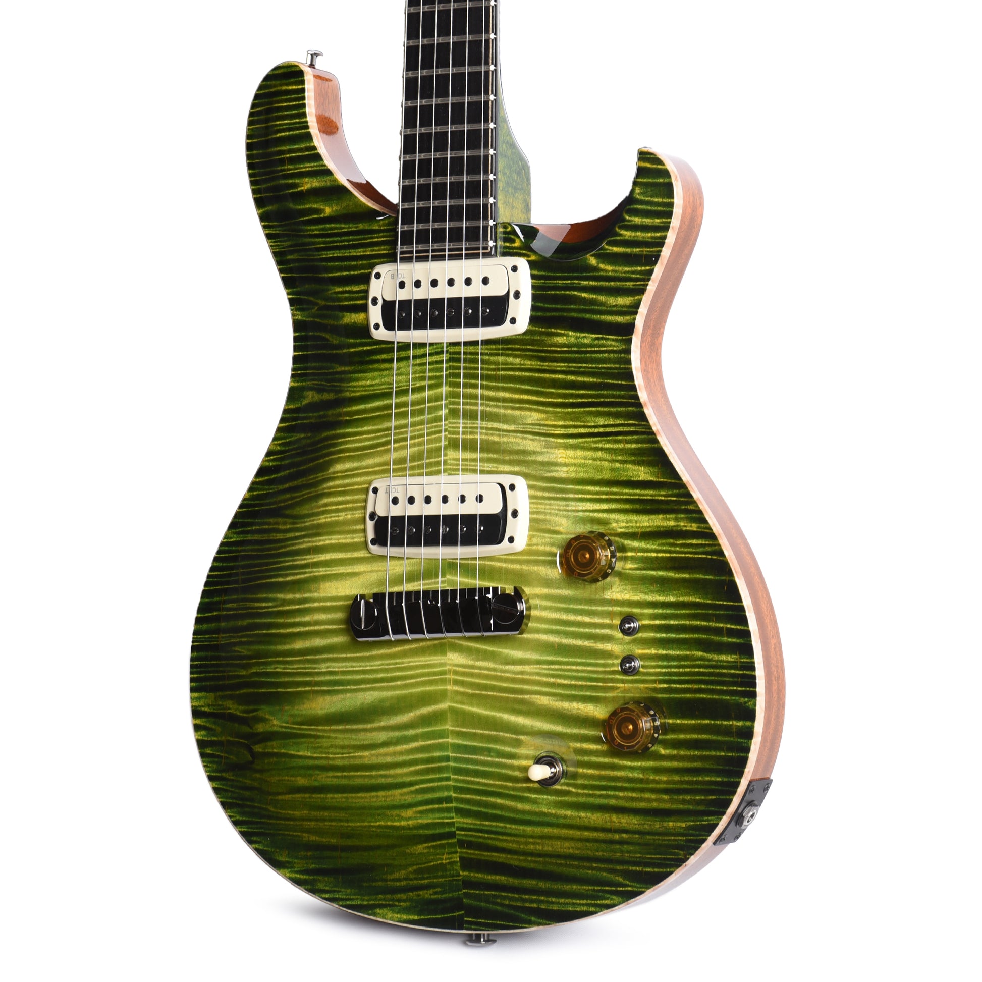 PRS Private Stock #11767 Paul's Guitar Curly Maple/African Mahogany Rainforest Glow w/Stained Neck/Fingerboard & Birds of a Feather Inlay Electric Guitars / Solid Body