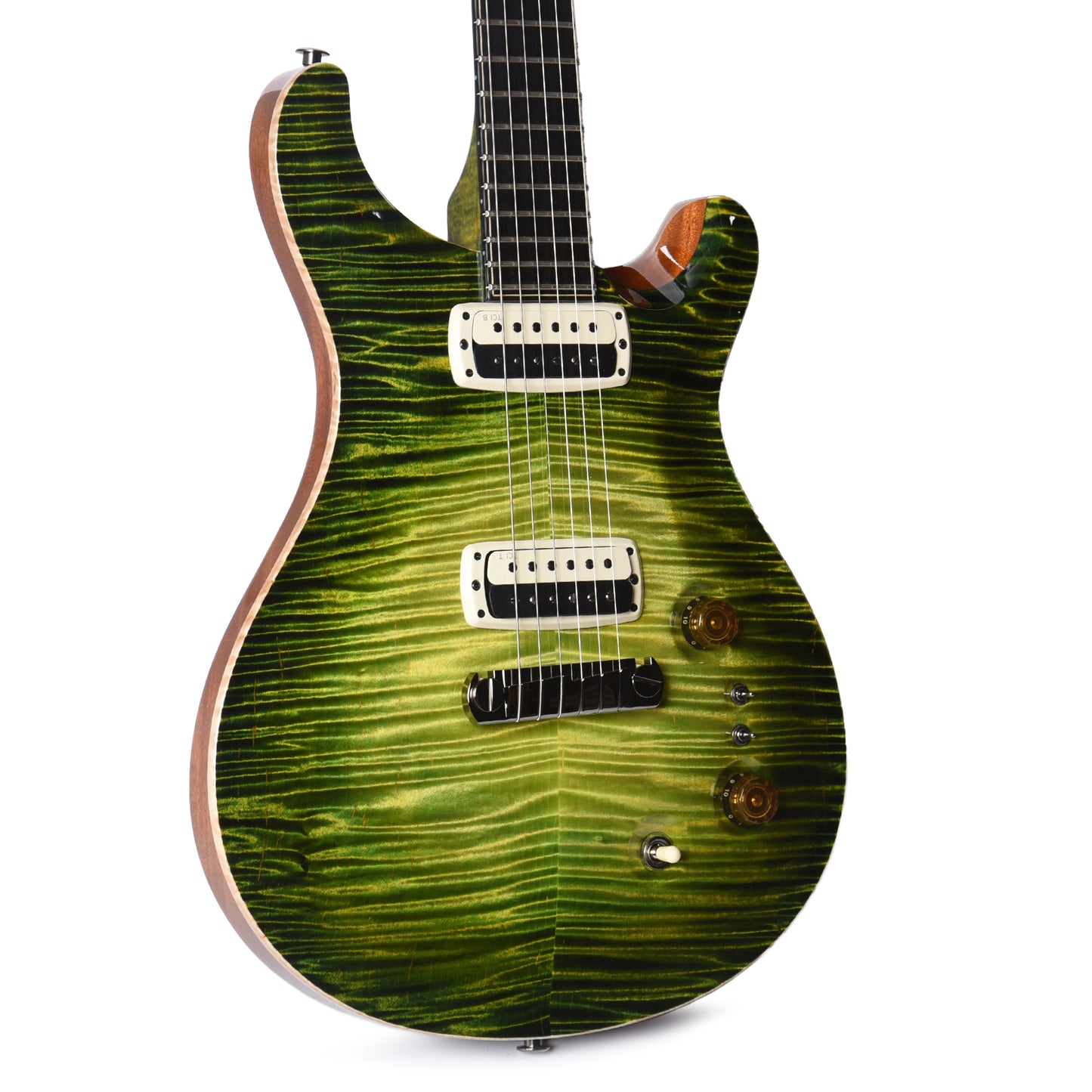 PRS Private Stock #11767 Paul's Guitar Curly Maple/African Mahogany Rainforest Glow w/Stained Neck/Fingerboard & Birds of a Feather Inlay Electric Guitars / Solid Body