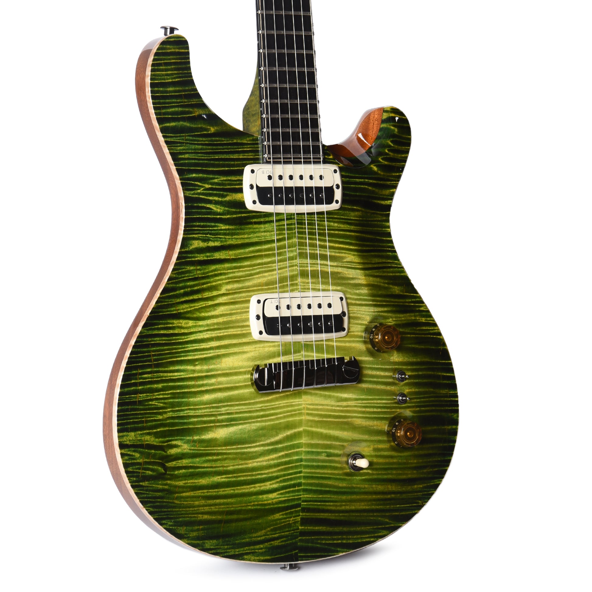 PRS Private Stock #11767 Paul's Guitar Curly Maple/African Mahogany Rainforest Glow w/Stained Neck/Fingerboard & Birds of a Feather Inlay Electric Guitars / Solid Body