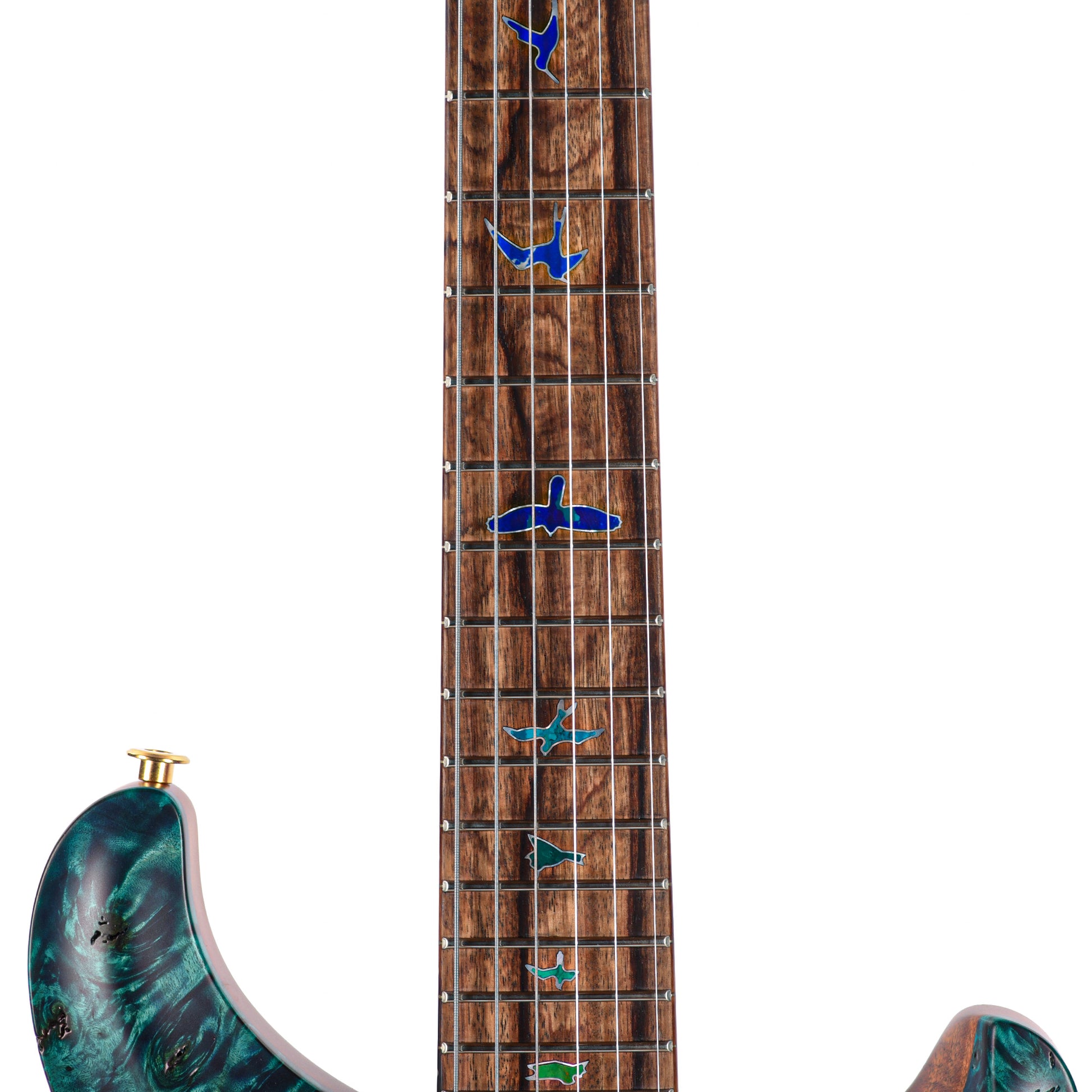 PRS Private Stock #11768 Custom 24 Poplar Burl/African Mahogany Laguna Glow w/Flamed Mahogany Neck & Hormigo Fingerboard Electric Guitars / Solid Body
