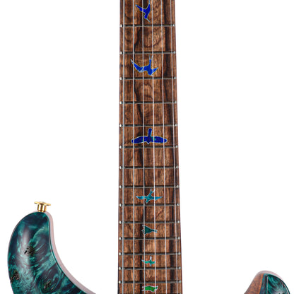 PRS Private Stock #11768 Custom 24 Poplar Burl/African Mahogany Laguna Glow w/Flamed Mahogany Neck & Hormigo Fingerboard Electric Guitars / Solid Body