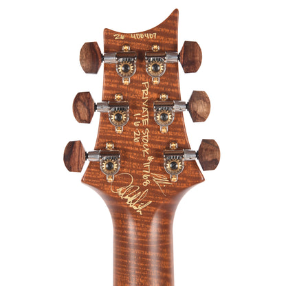 PRS Private Stock #11768 Custom 24 Poplar Burl/African Mahogany Laguna Glow w/Flamed Mahogany Neck & Hormigo Fingerboard Electric Guitars / Solid Body