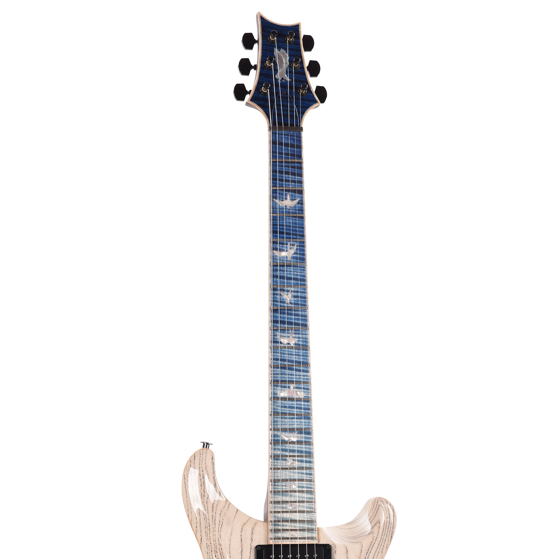 PRS Private Stock #12218 Custom 24 Swamp Ash White Wash w/Macassar Ebony Neck & Matching Iceberg Fade Fretboard Electric Guitars / Solid Body