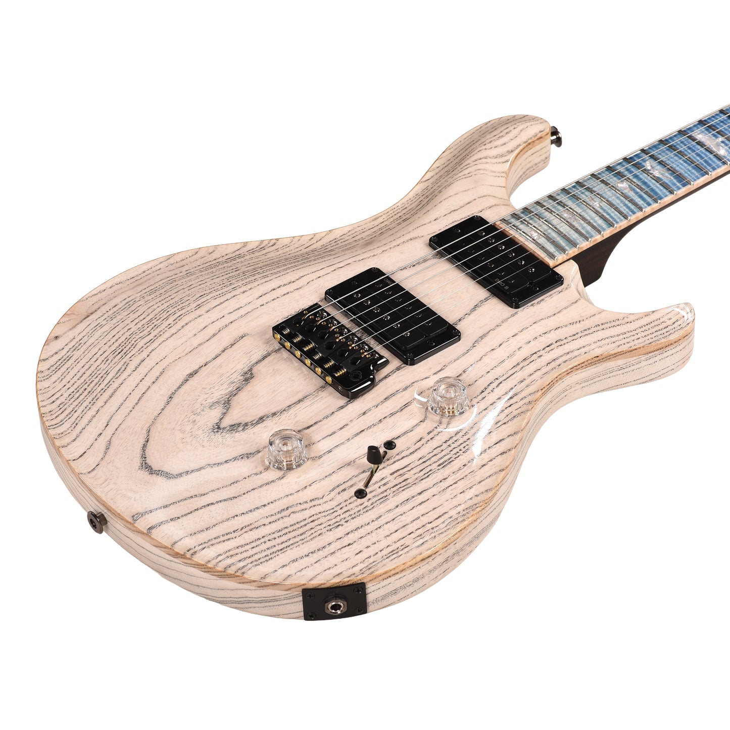 PRS Private Stock #12218 Custom 24 Swamp Ash White Wash w/Macassar Ebony Neck & Matching Iceberg Fade Fretboard Electric Guitars / Solid Body