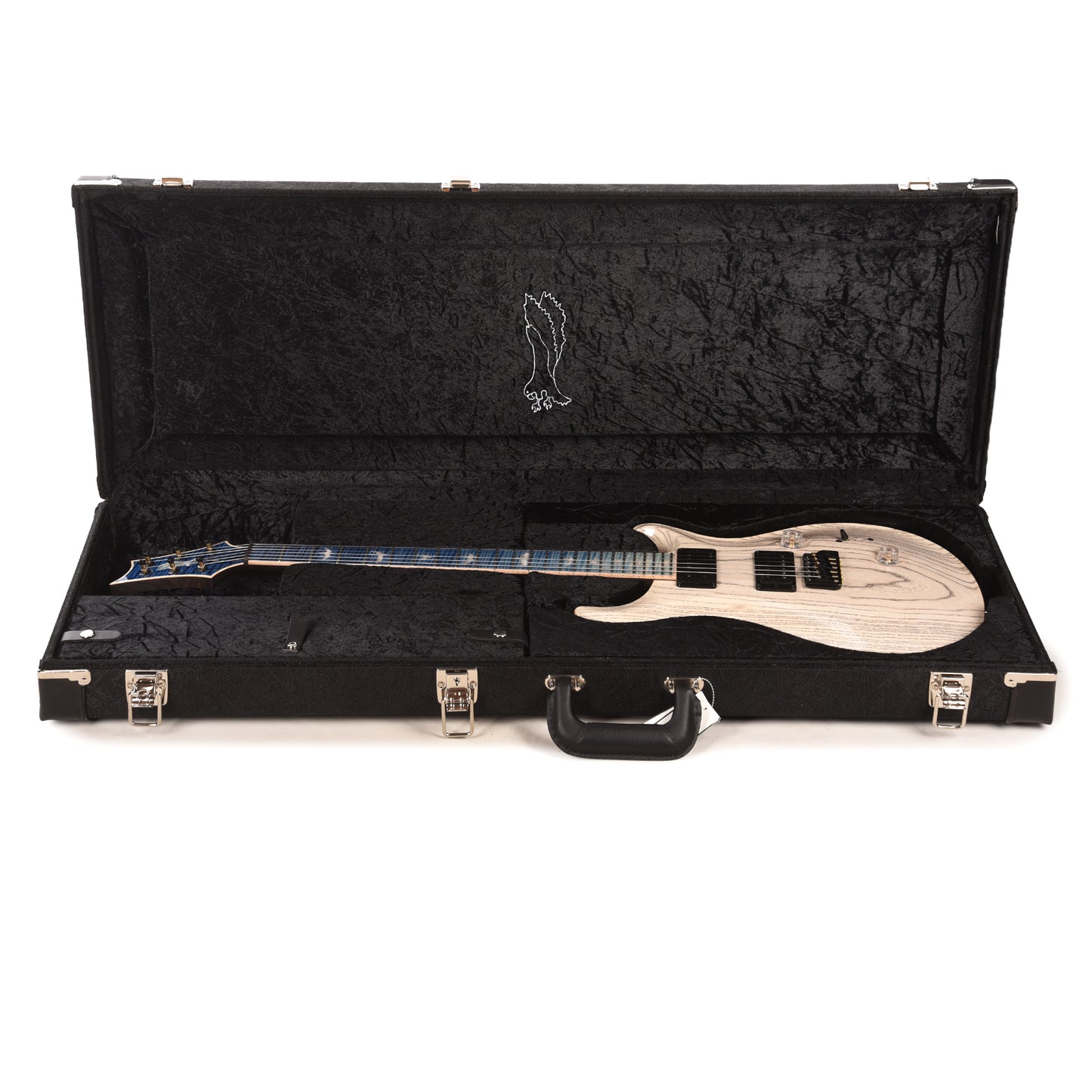 PRS Private Stock #12218 Custom 24 Swamp Ash White Wash w/Macassar Ebony Neck & Matching Iceberg Fade Fretboard Electric Guitars / Solid Body