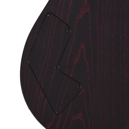 PRS Private Stock #12224 Modern Eagle V Curly Maple/Swamp Ash Blood Red Glow w/Black Wash Back & Bats in Flight Inlay Electric Guitars / Solid Body