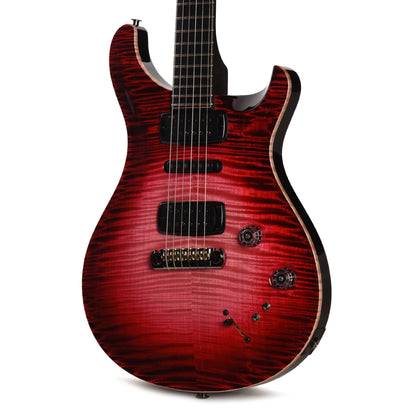 PRS Private Stock #12224 Modern Eagle V Curly Maple/Swamp Ash Blood Red Glow w/Black Wash Back & Bats in Flight Inlay Electric Guitars / Solid Body