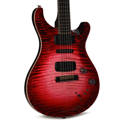 PRS Private Stock #12224 Modern Eagle V Curly Maple/Swamp Ash Blood Red Glow w/Black Wash Back & Bats in Flight Inlay Electric Guitars / Solid Body