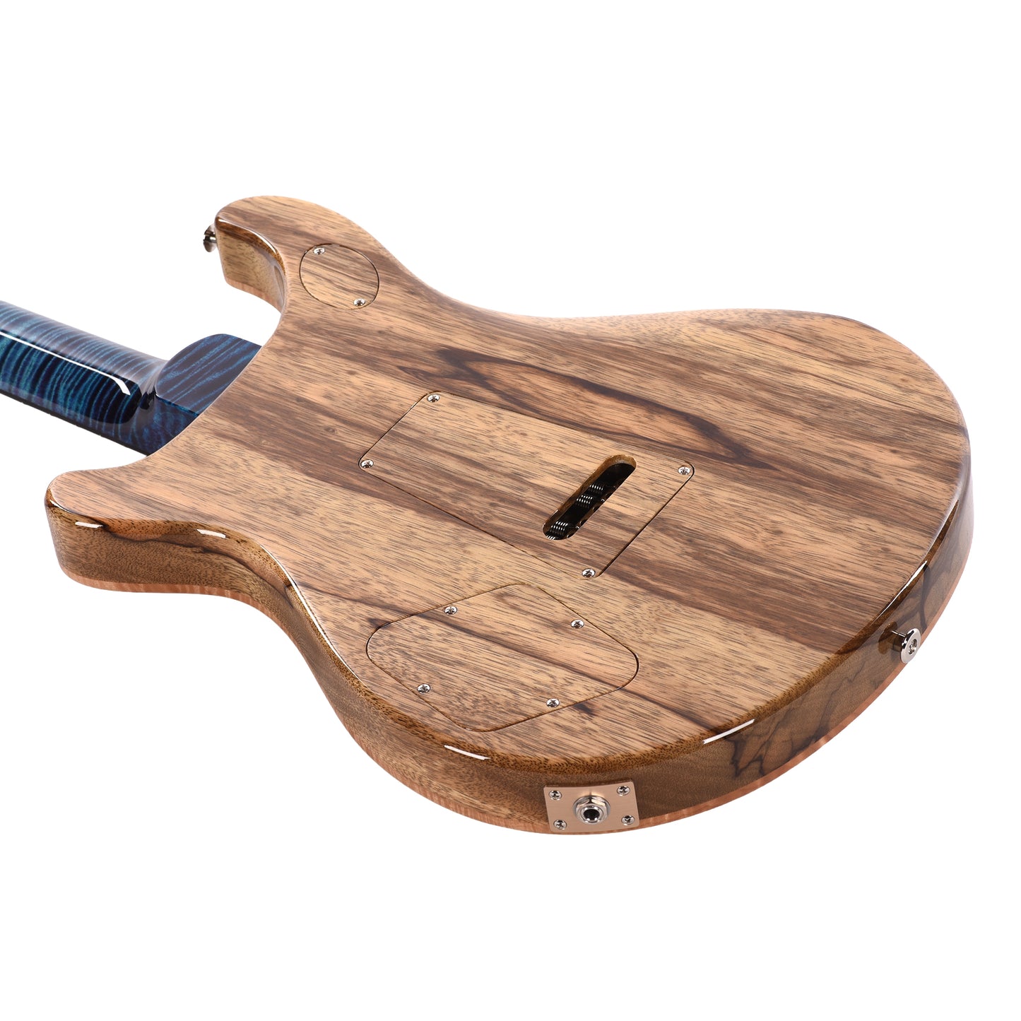 PRS Private Stock #12227 McCarty 594 One Piece Curly Maple/Black Limba Aqua Violet Dragon's Breath w/Birds of a Feather Electric Guitars / Solid Body