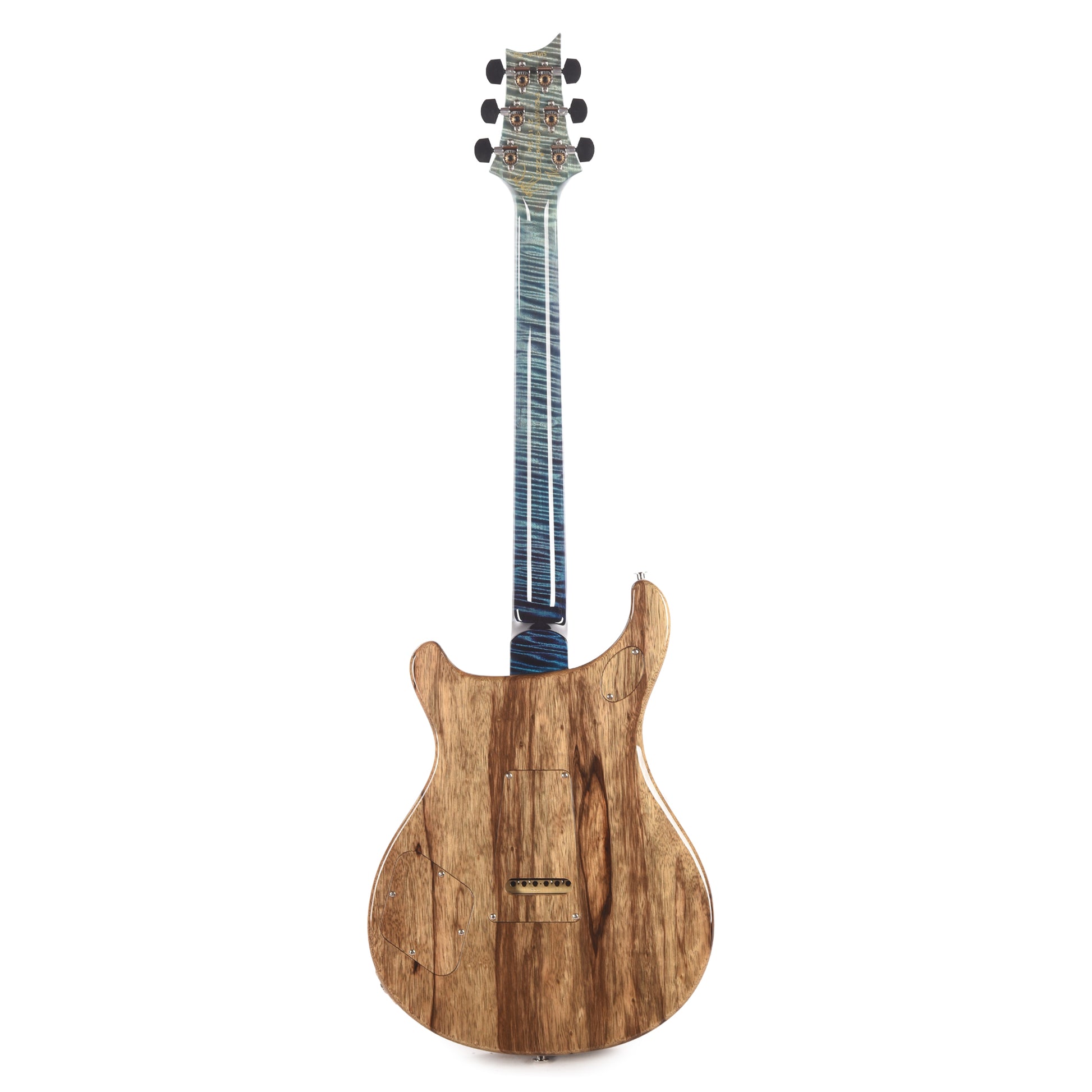 PRS Private Stock #12227 McCarty 594 One Piece Curly Maple/Black Limba Aqua Violet Dragon's Breath w/Birds of a Feather Electric Guitars / Solid Body