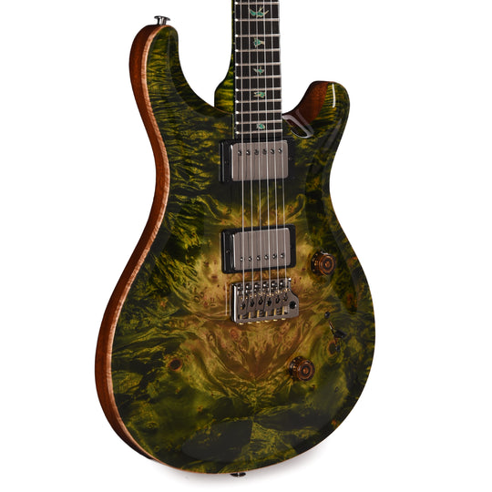 PRS Private Stock #12229 Custom 24 Maple Burl/African Mahogany Rainforest Glow w/Matching Neck Back Electric Guitars / Solid Body