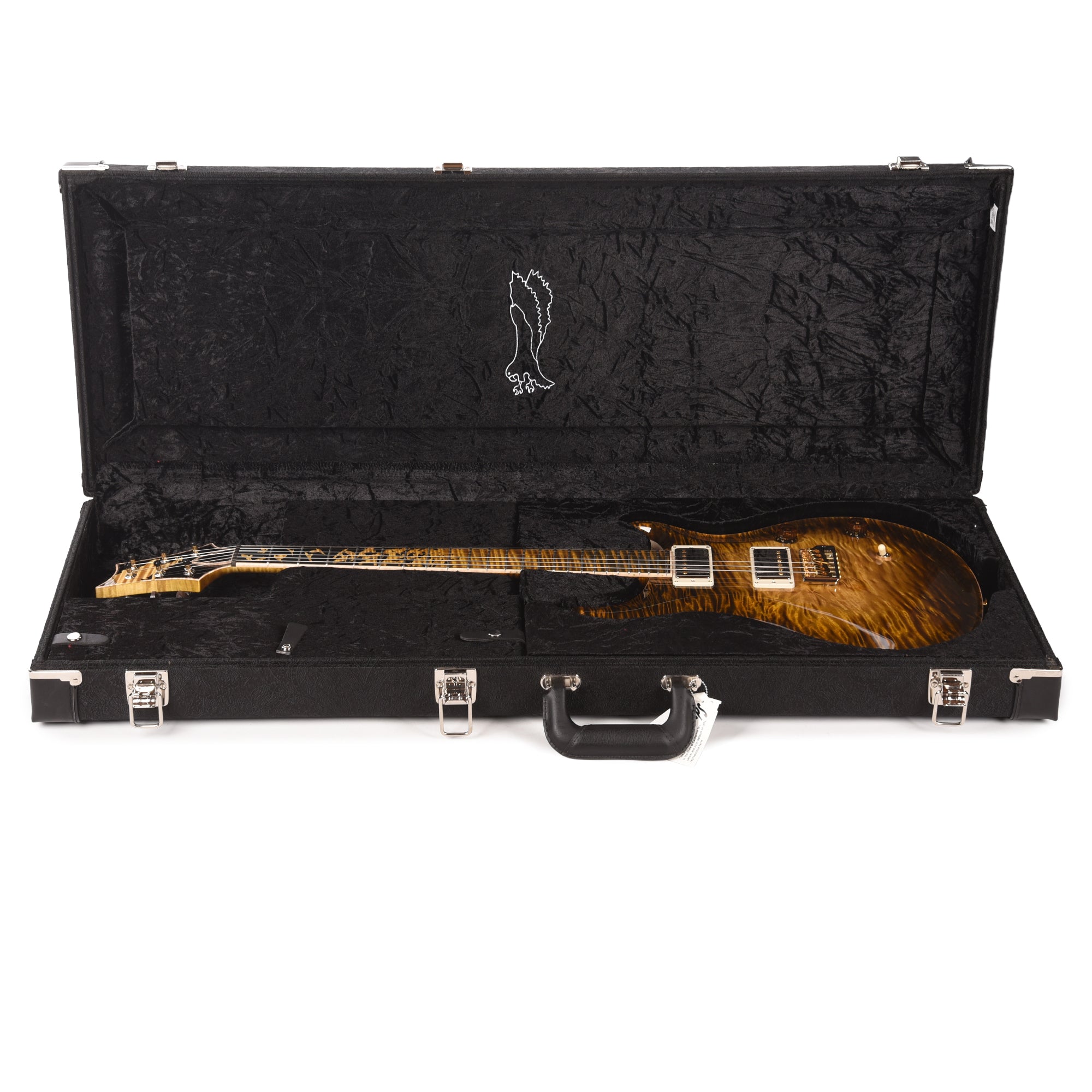 PRS Private Stock #12230 Custom 24 Curly Maple/Swamp Ash Tiger Eye Glow w/Reverse Birds of a Feather Inlays Electric Guitars / Solid Body