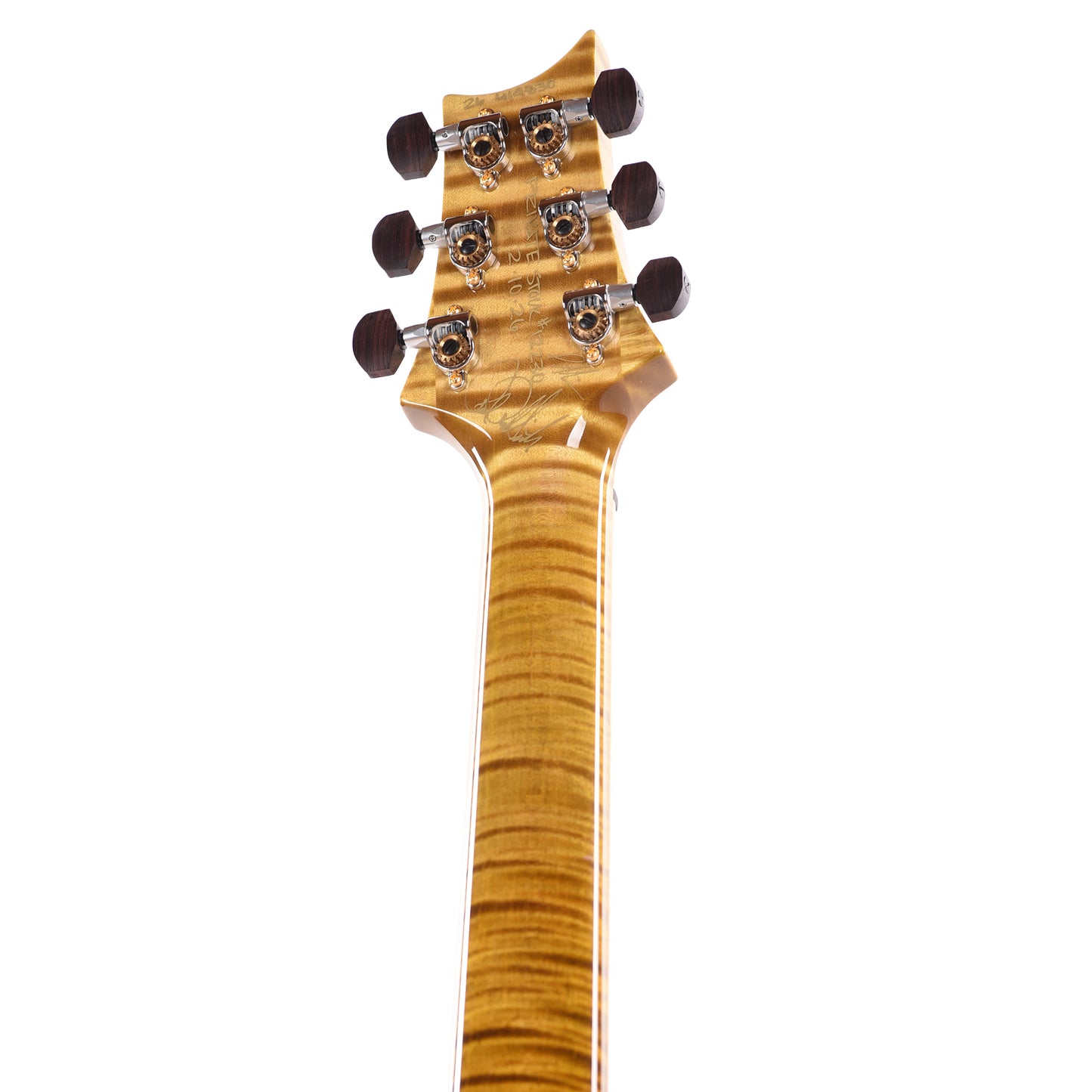 PRS Private Stock #12230 Custom 24 Curly Maple/Swamp Ash Tiger Eye Glow w/Reverse Birds of a Feather Inlays Electric Guitars / Solid Body