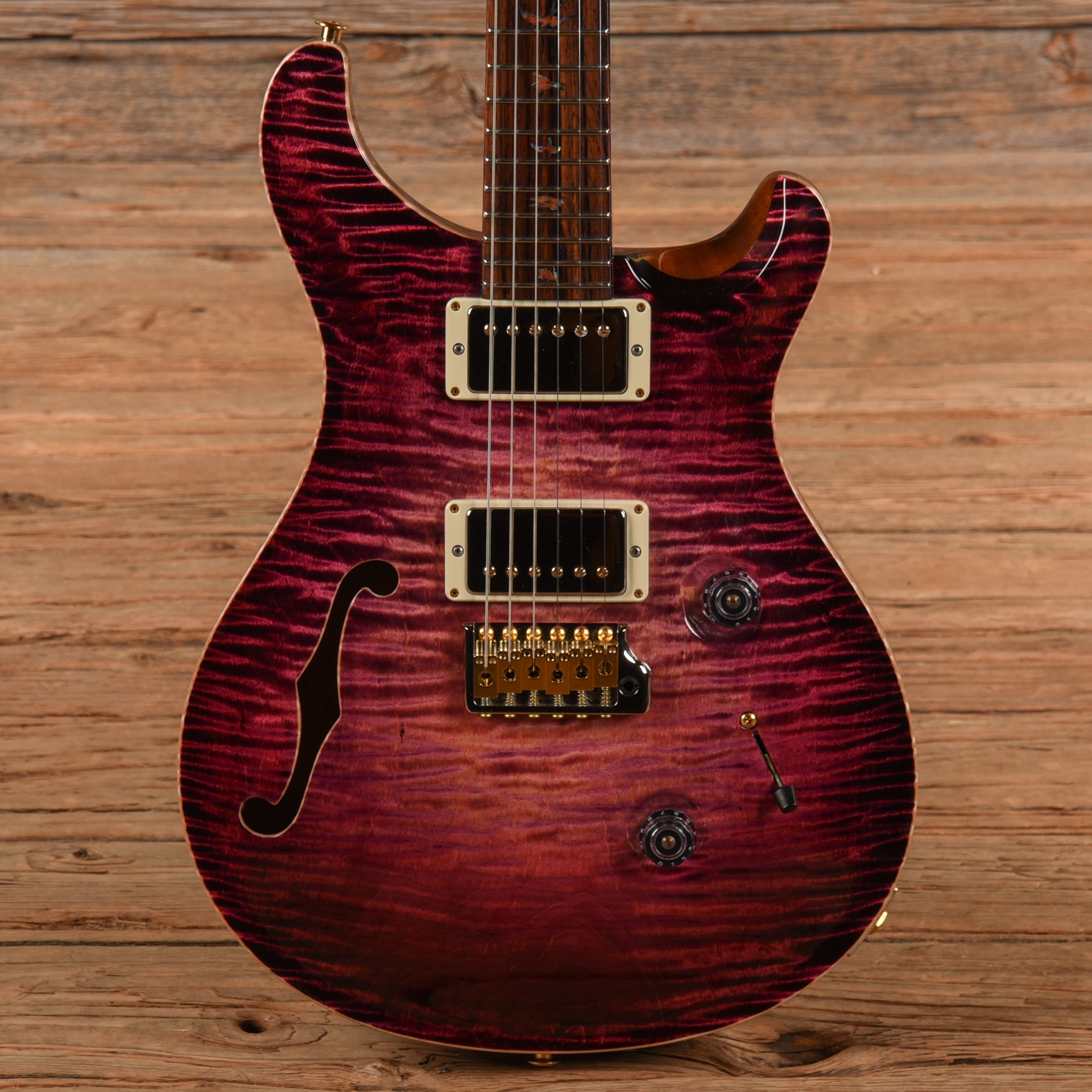 PRS Private Stock #9436 Custom 24 Semi-Hollow Faded Pomegranate 2022 Electric Guitars / Solid Body