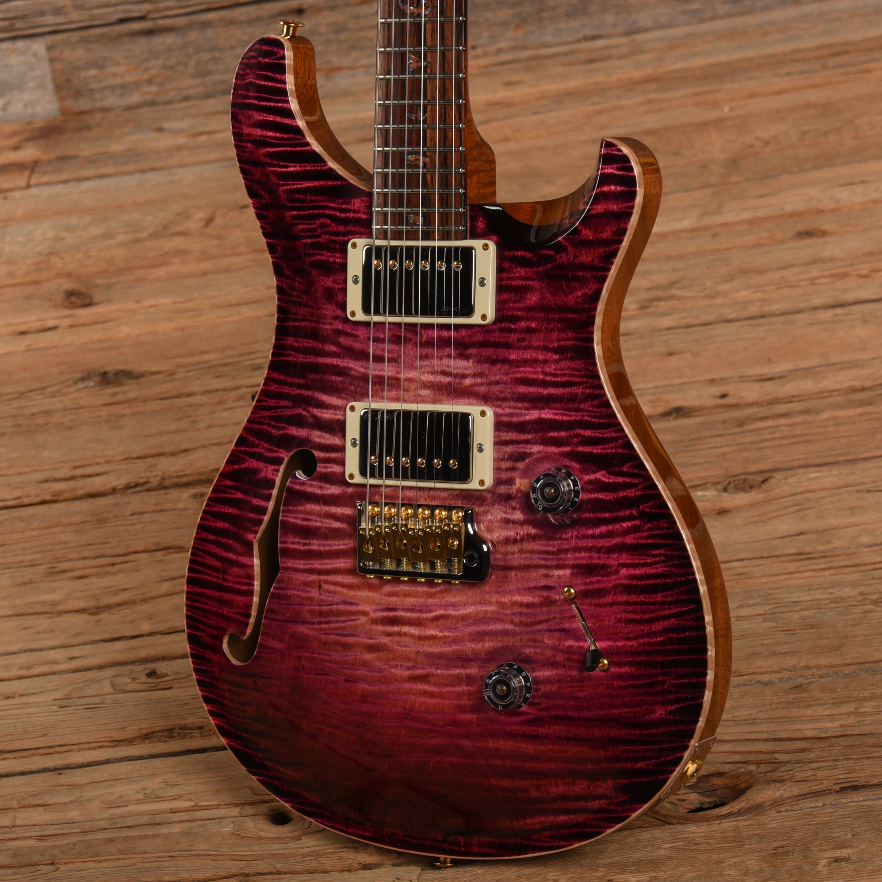 PRS Private Stock #9436 Custom 24 Semi-Hollow Faded Pomegranate 2022 Electric Guitars / Solid Body