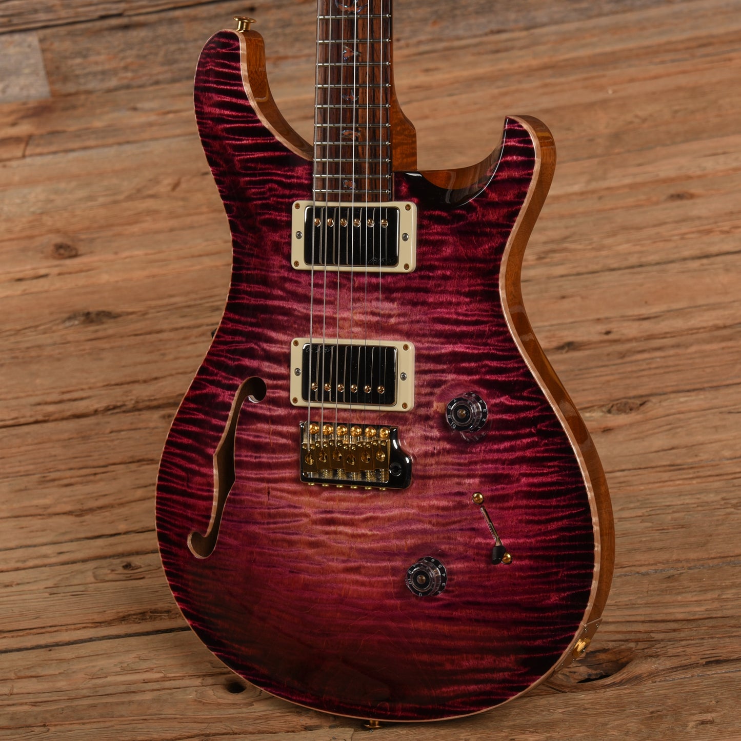 PRS Private Stock #9436 Custom 24 Semi-Hollow Faded Pomegranate 2022 Electric Guitars / Solid Body