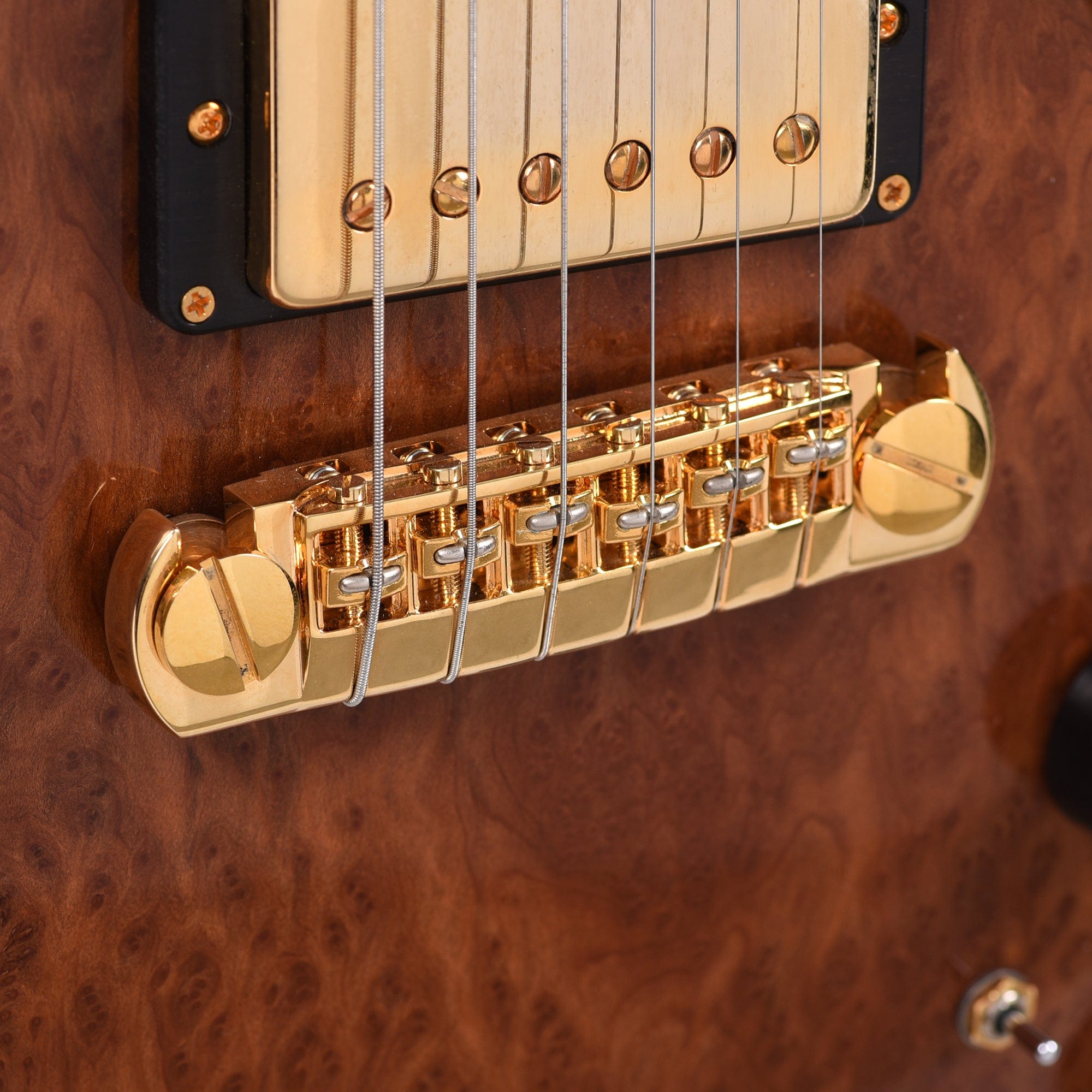 PRS Private Stock Hollowbody II Piezo Redwood Burl Natural w/Wrap Around Micro Burst Electric Guitars / Solid Body