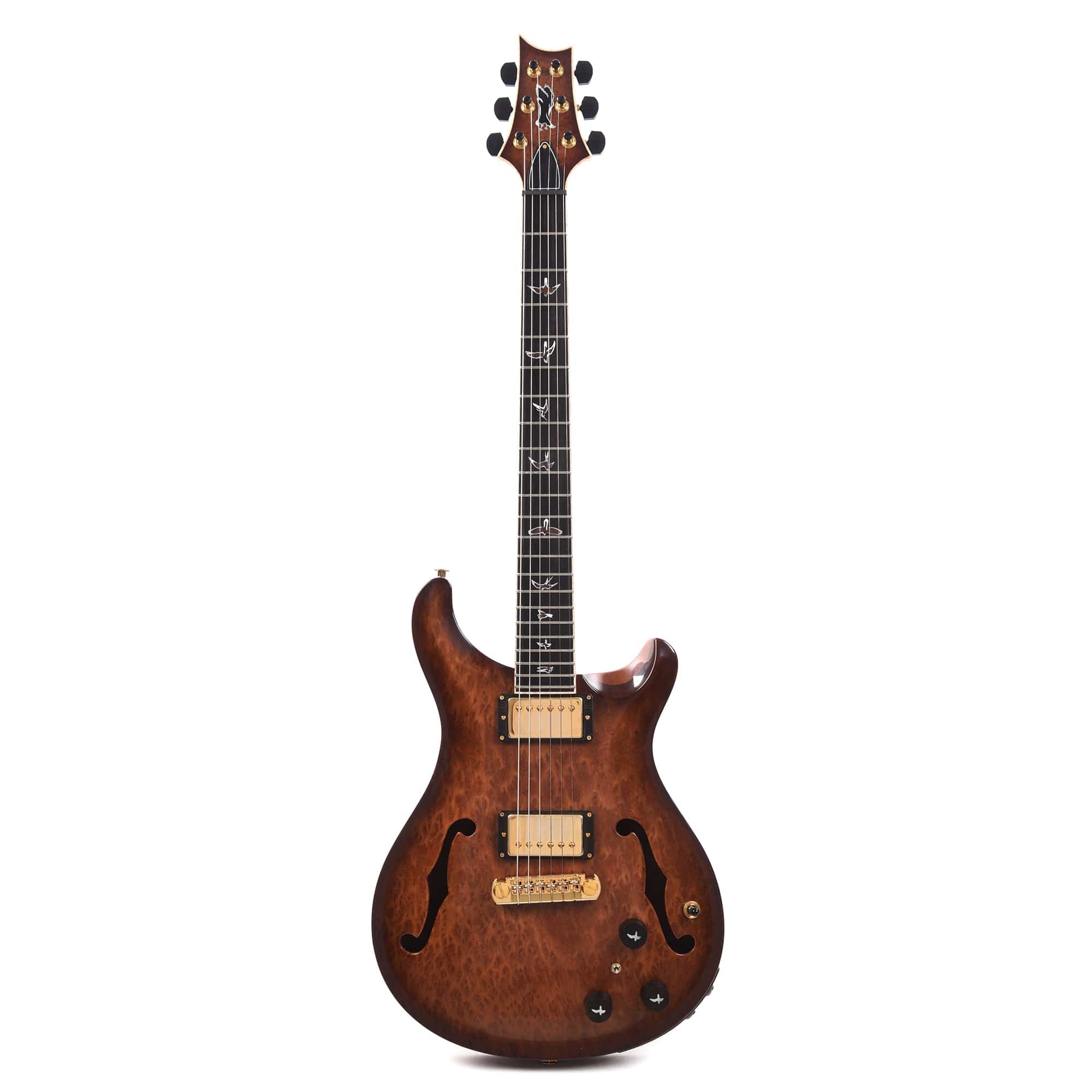 PRS Private Stock Hollowbody II Piezo Redwood Burl Natural w/Wrap Around Micro Burst Electric Guitars / Solid Body