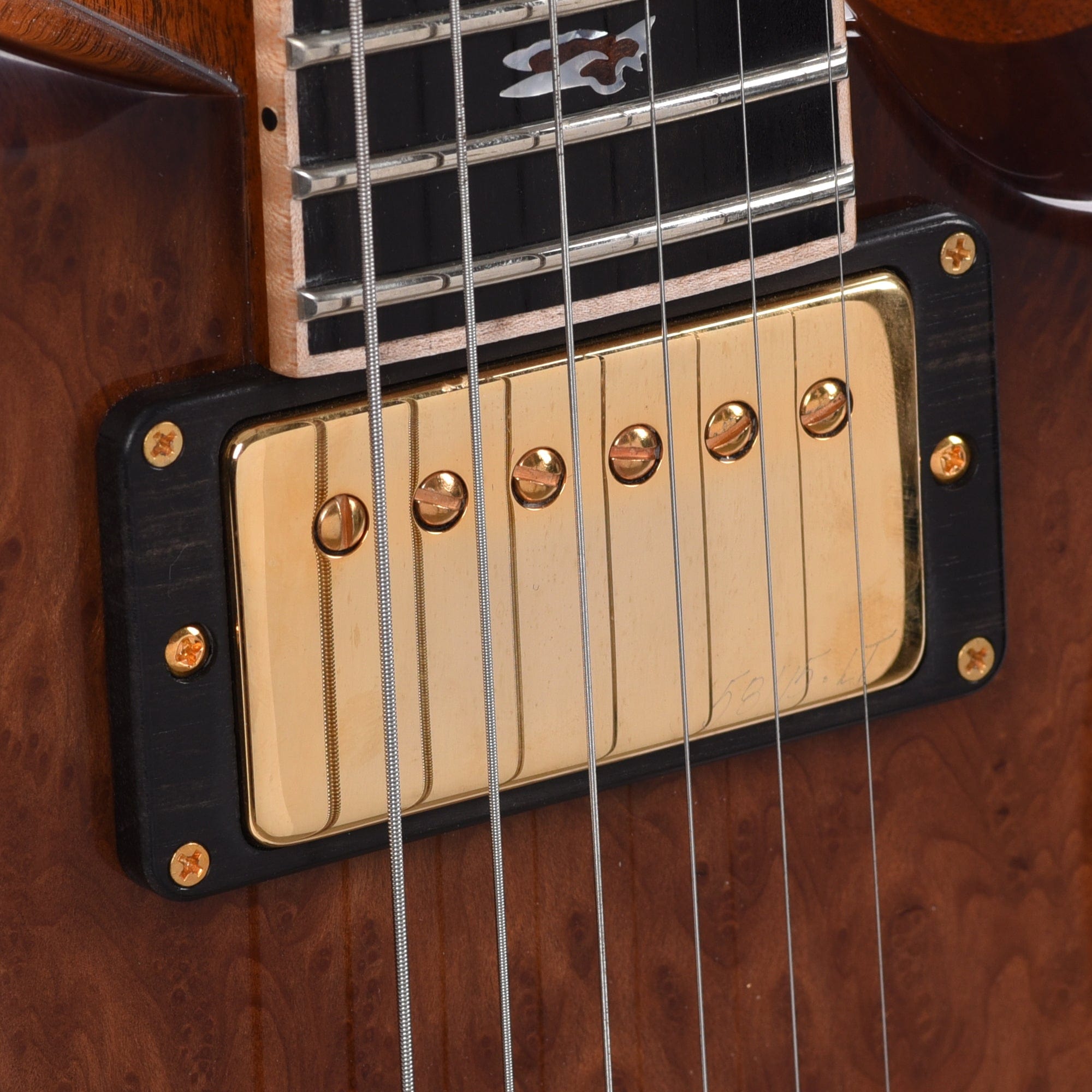 PRS Private Stock Hollowbody II Piezo Redwood Burl Natural w/Wrap Around Micro Burst Electric Guitars / Solid Body