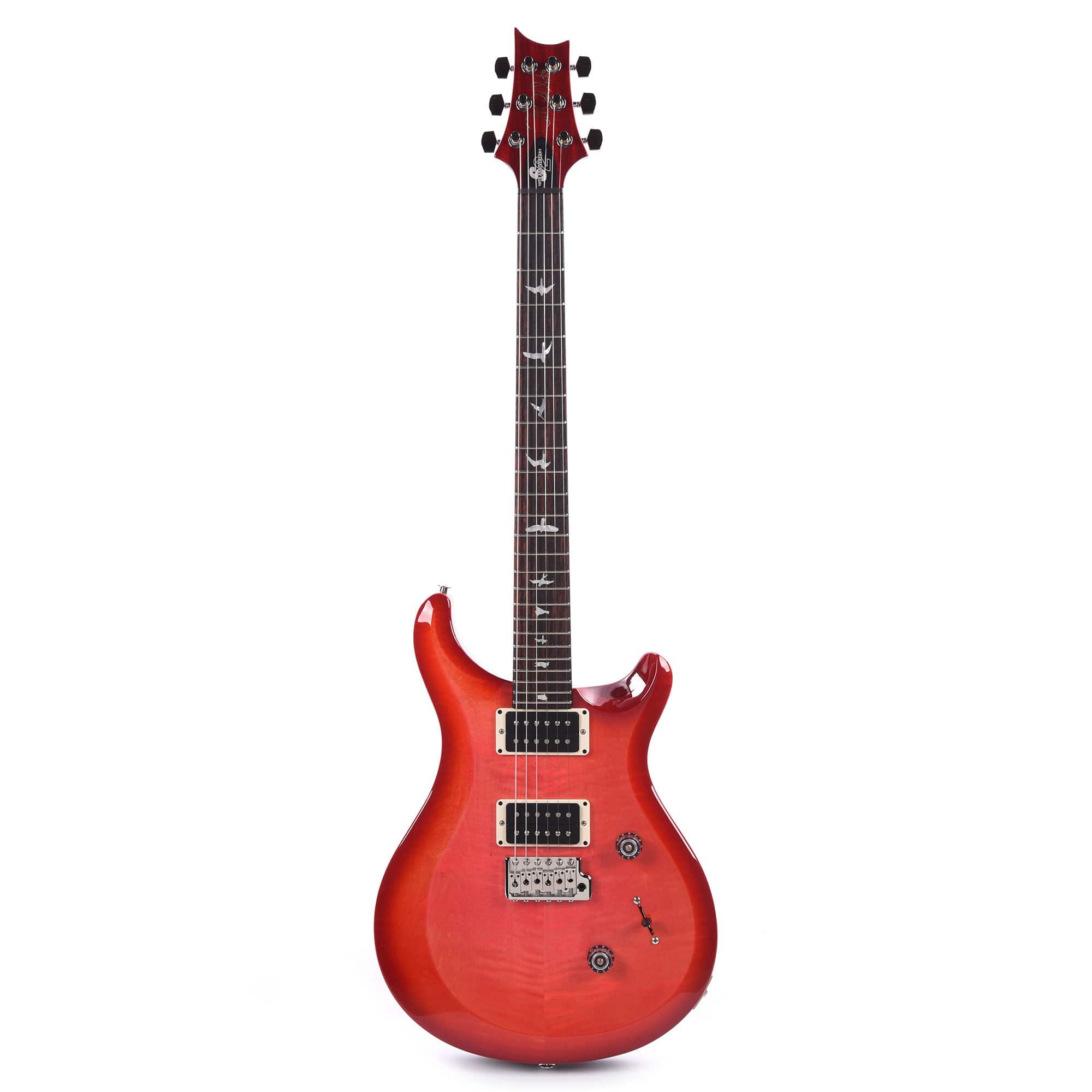 PRS S2 10th Anniversary Custom 24 Bonni Pink/Cherry Burst Electric Guitars / Solid Body