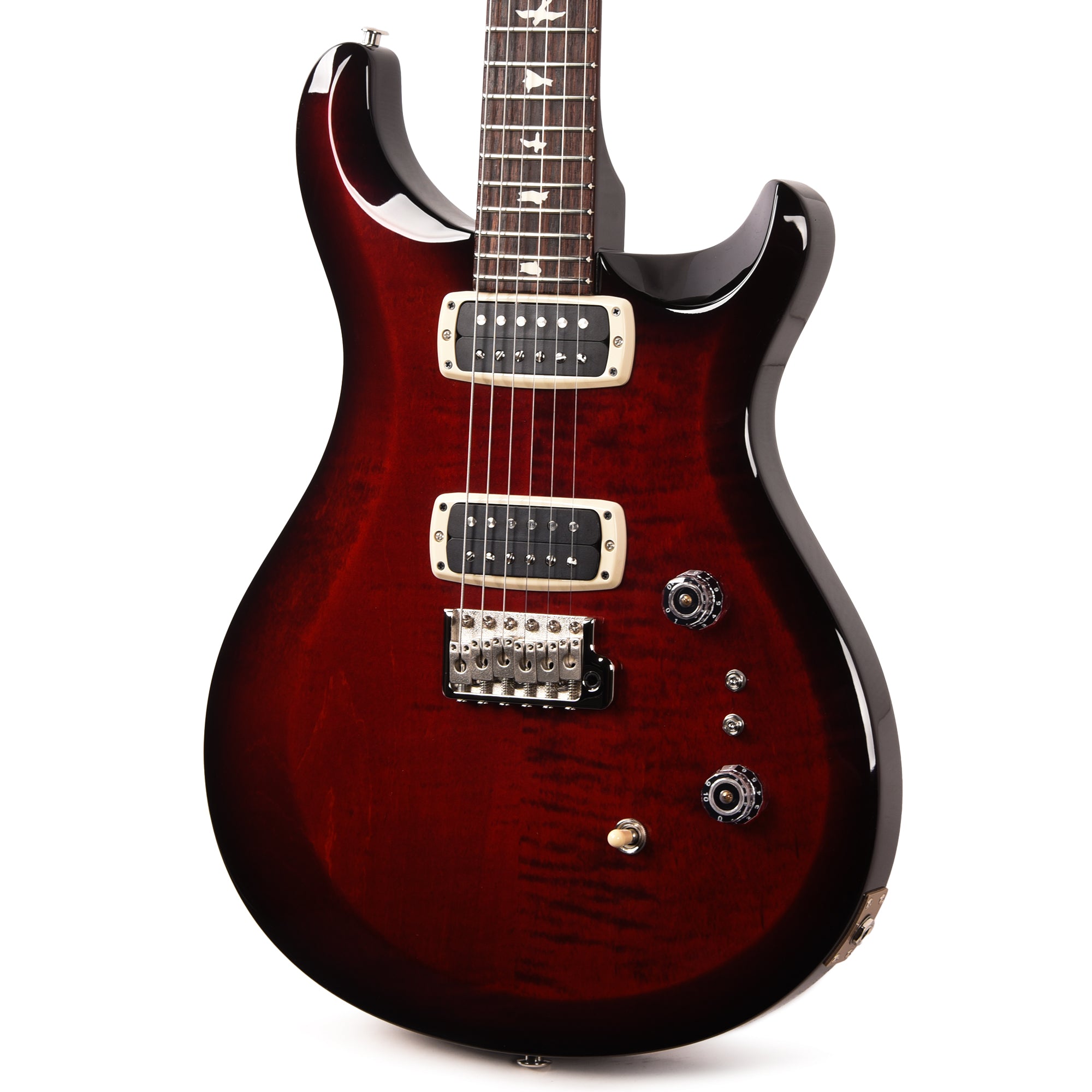 PRS S2 Custom 24-08 Fire Red Burst Electric Guitars / Solid Body