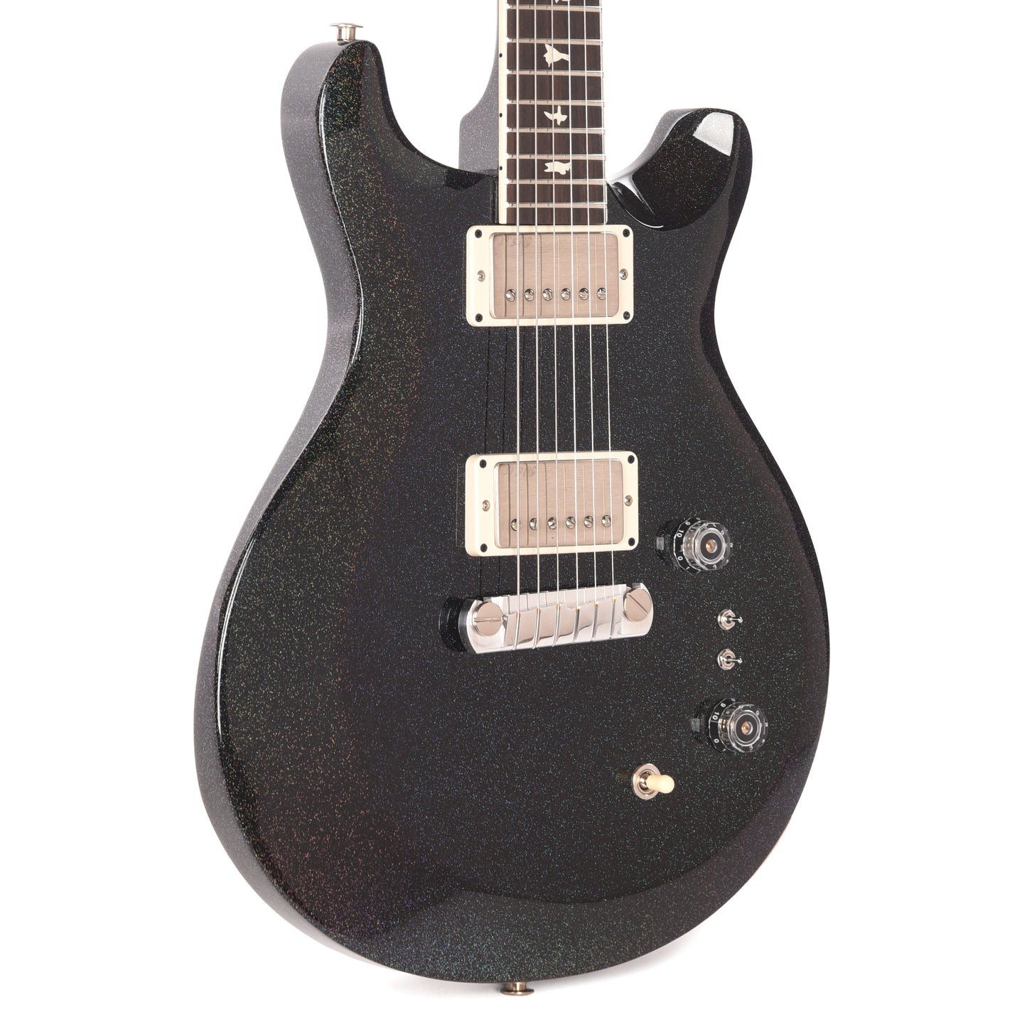 PRS S2 Mira 594 Black Rainbow Holoflake Electric Guitars / Solid Body