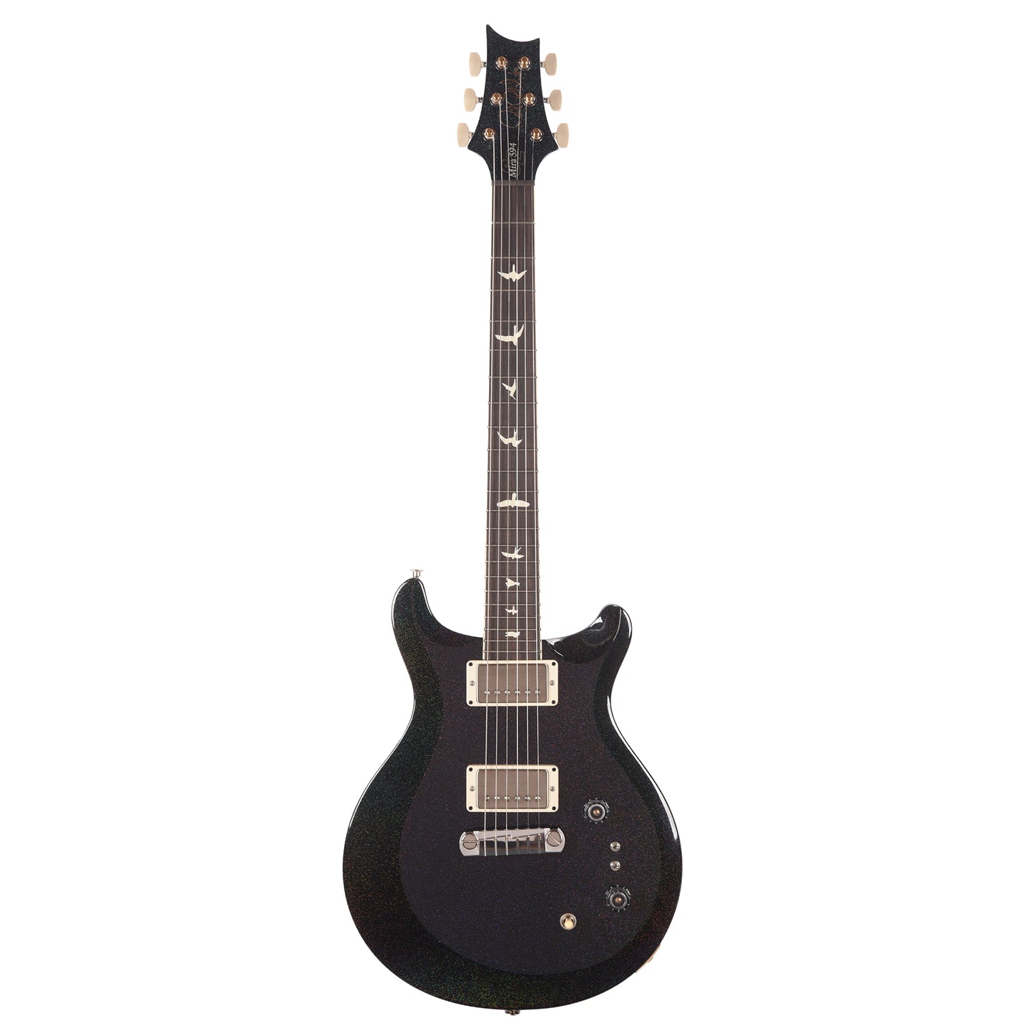 PRS S2 Mira 594 Black Rainbow Holoflake Electric Guitars / Solid Body