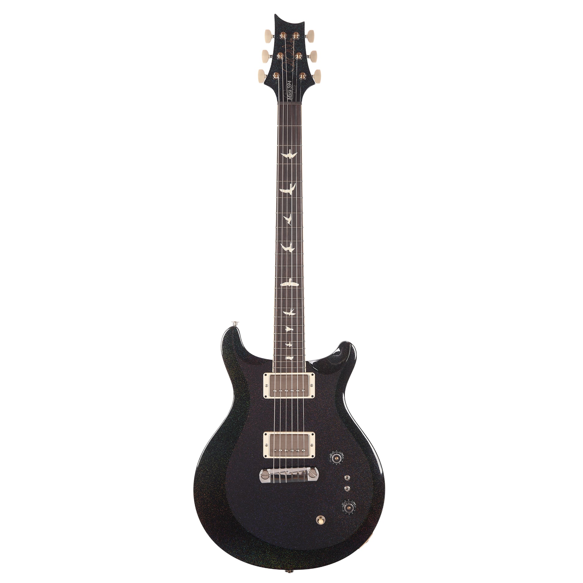 PRS S2 Mira 594 Black Rainbow Holoflake Electric Guitars / Solid Body
