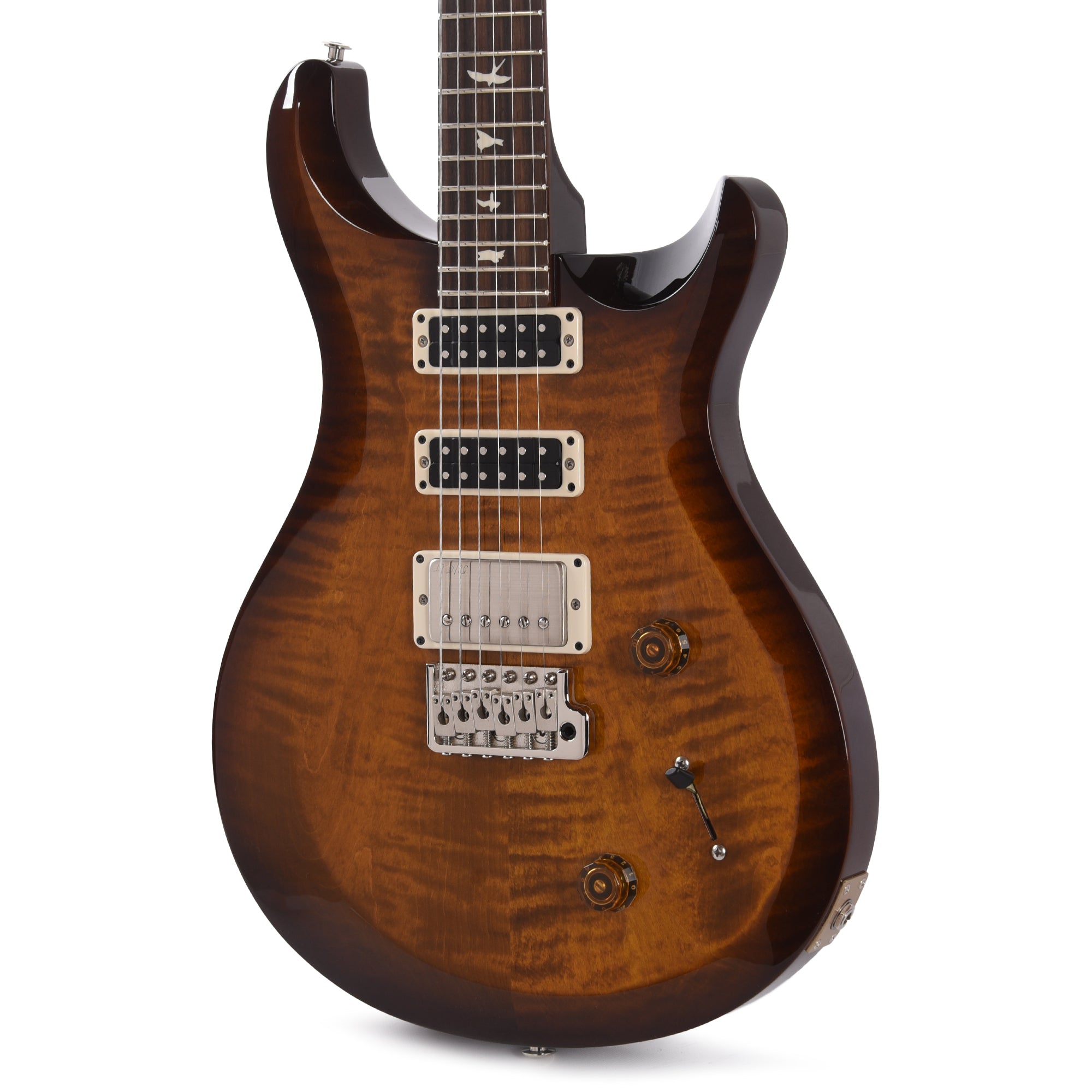 PRS S2 Studio Black Amber Electric Guitars / Solid Body