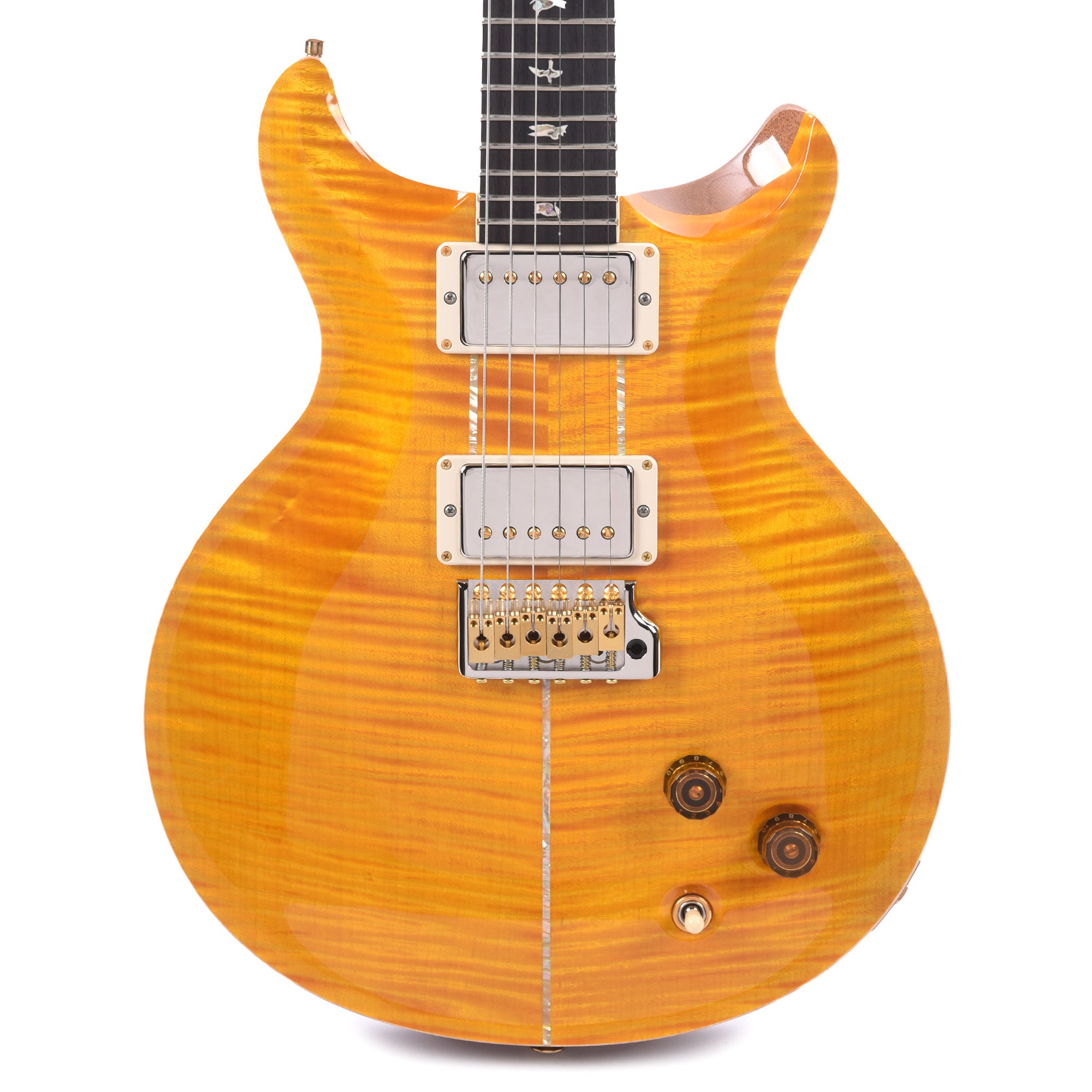 PRS Santana Retro 10 Top Santana Yellow Electric Guitars / Solid Body