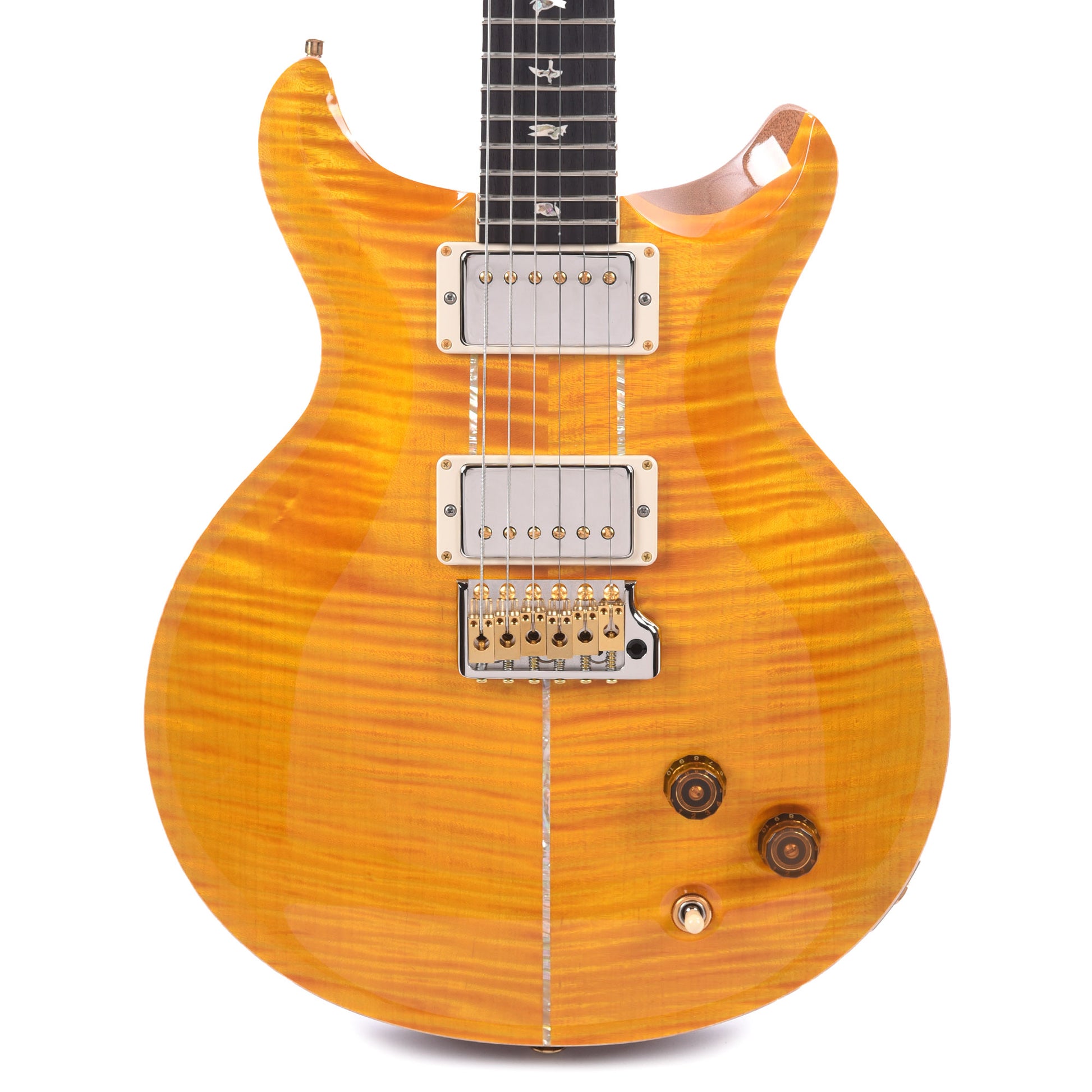 PRS Santana Retro 10 Top Santana Yellow Electric Guitars / Solid Body